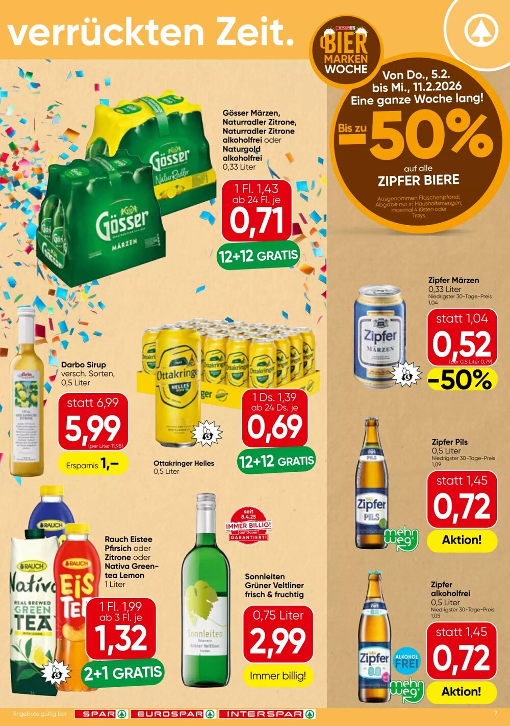 Strasser Markt Flugblatt (ab 05.02.2026) - Angebote und Prospekt - Seite 7