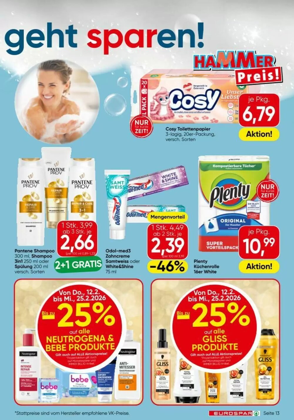 Eurospar Flugblatt (ab 06.02.2026) - Angebote und Prospekt - Seite 13