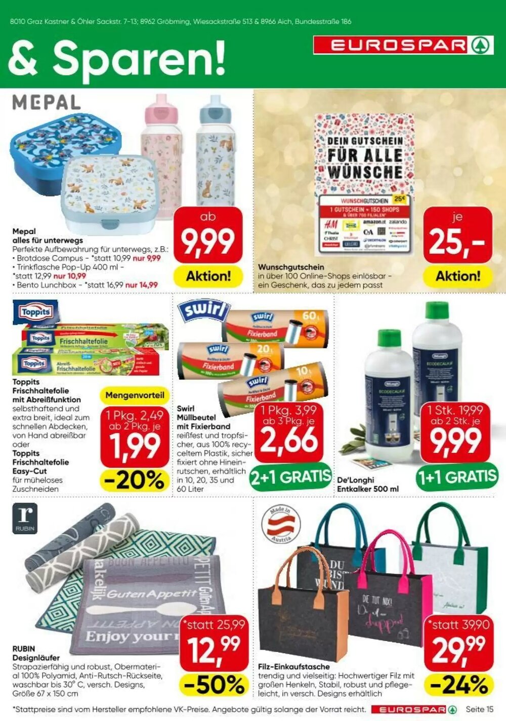 Eurospar Flugblatt (ab 06.02.2026) - Angebote und Prospekt - Seite 15