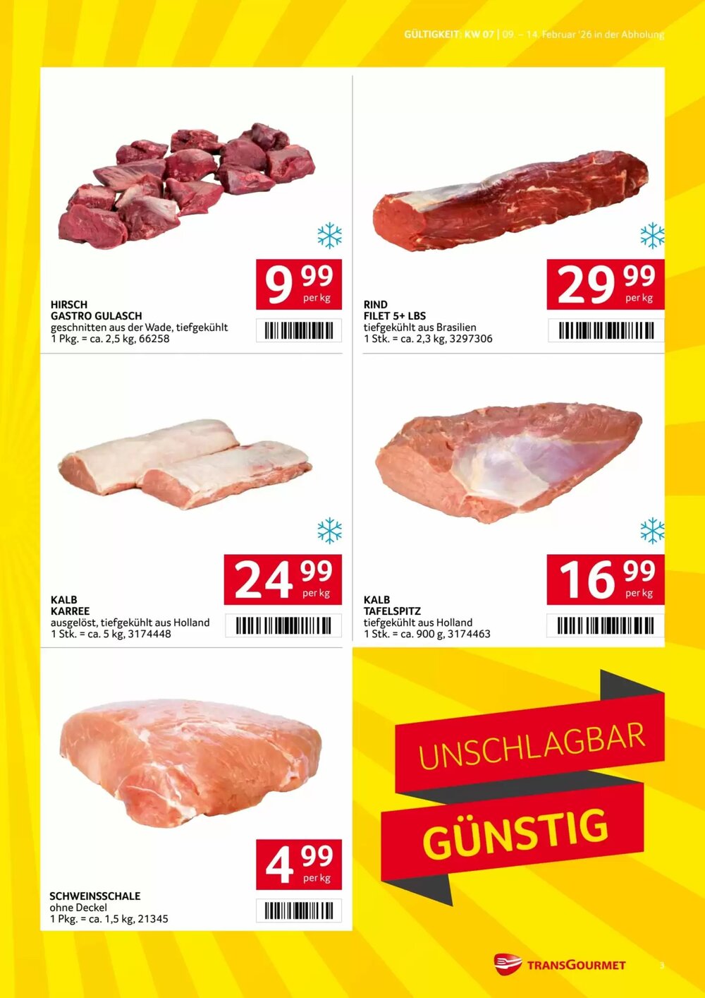 Transgourmet Flugblatt (ab 09.02.2026) - Angebote und Prospekt - Seite 3