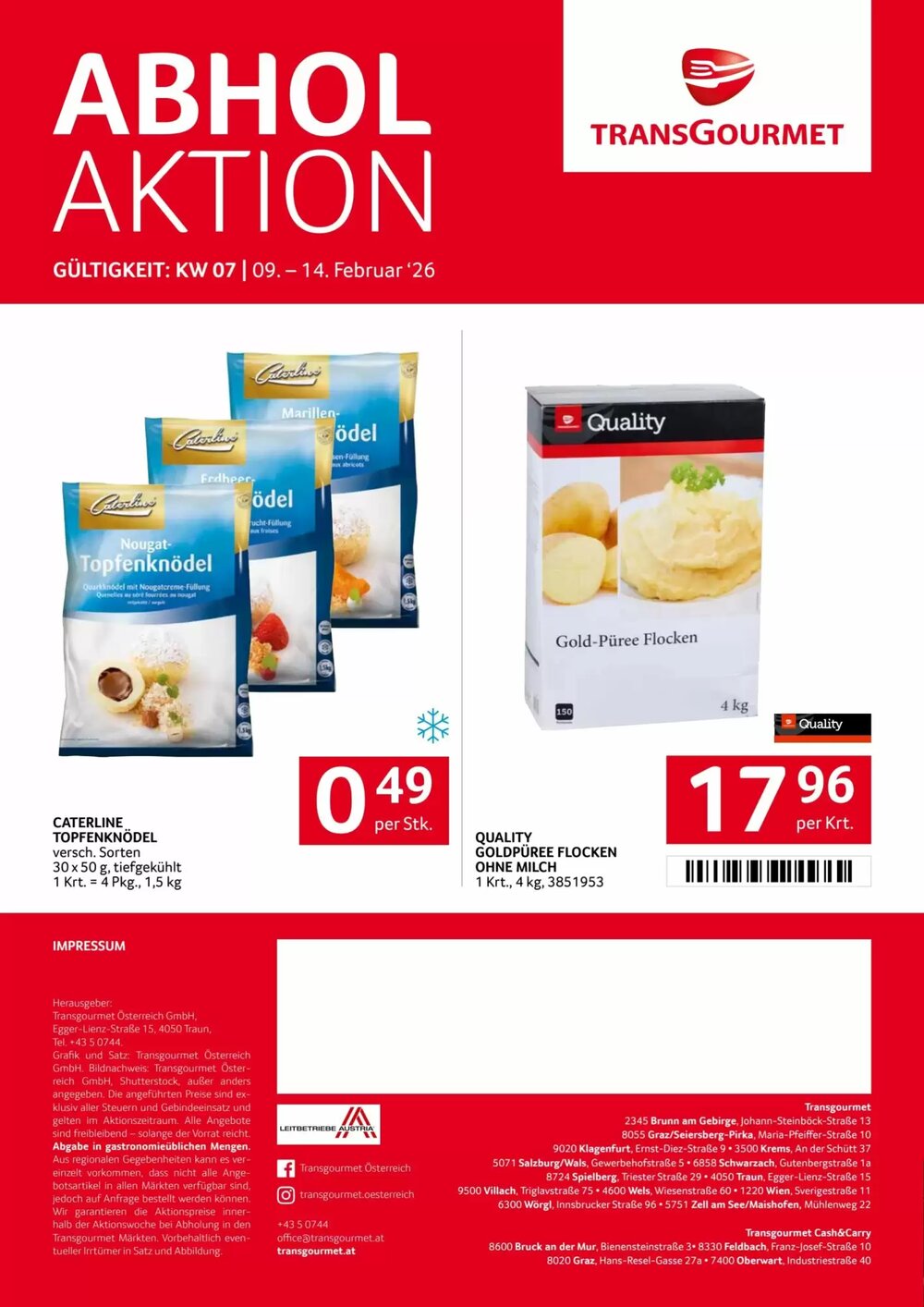 Transgourmet Flugblatt (ab 09.02.2026) - Angebote und Prospekt - Seite 32
