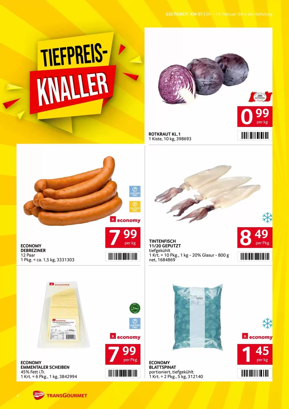 Transgourmet Flugblatt (ab 09.02.2026) - Angebote und Prospekt - Seite 4