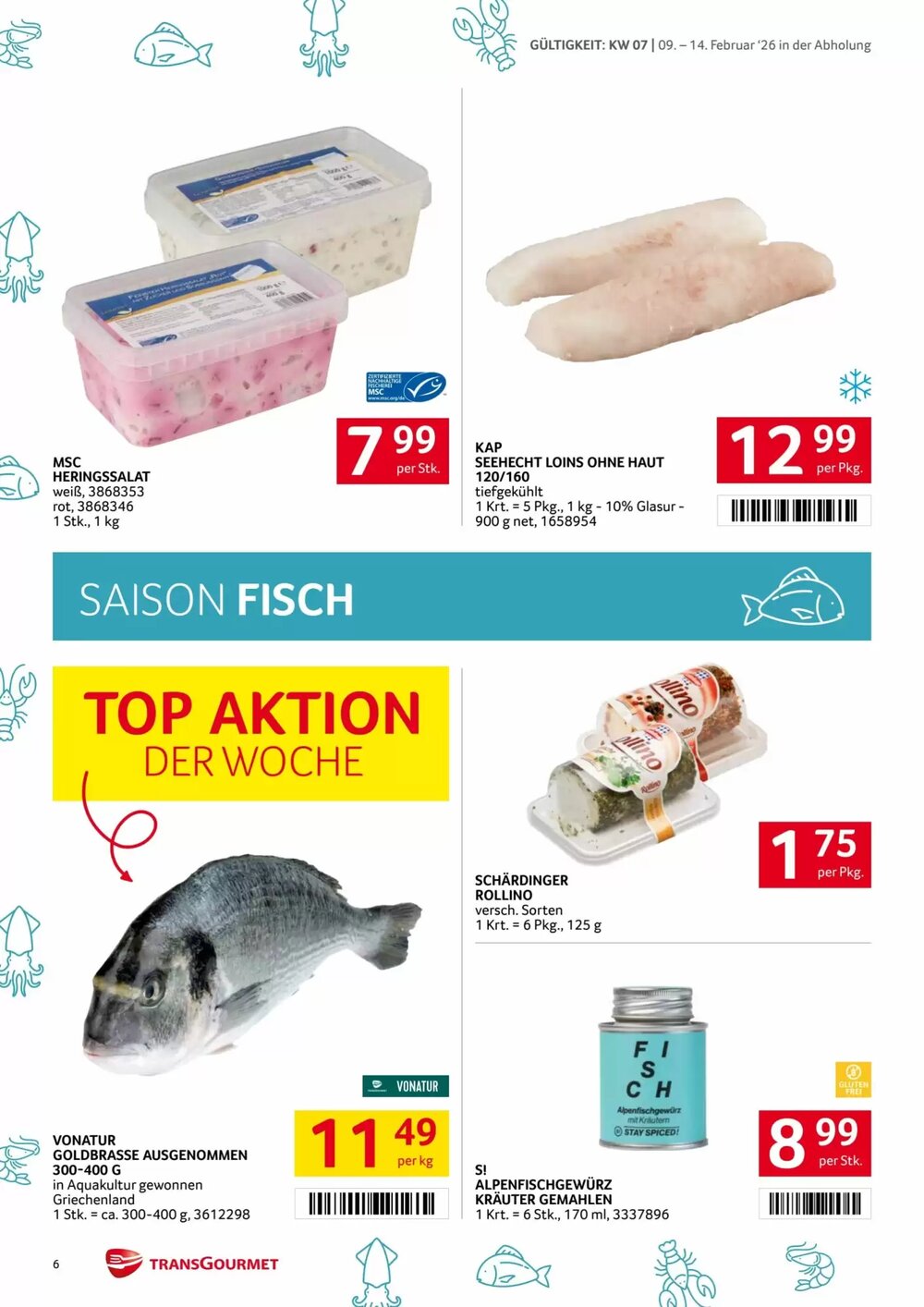 Transgourmet Flugblatt (ab 09.02.2026) - Angebote und Prospekt - Seite 6