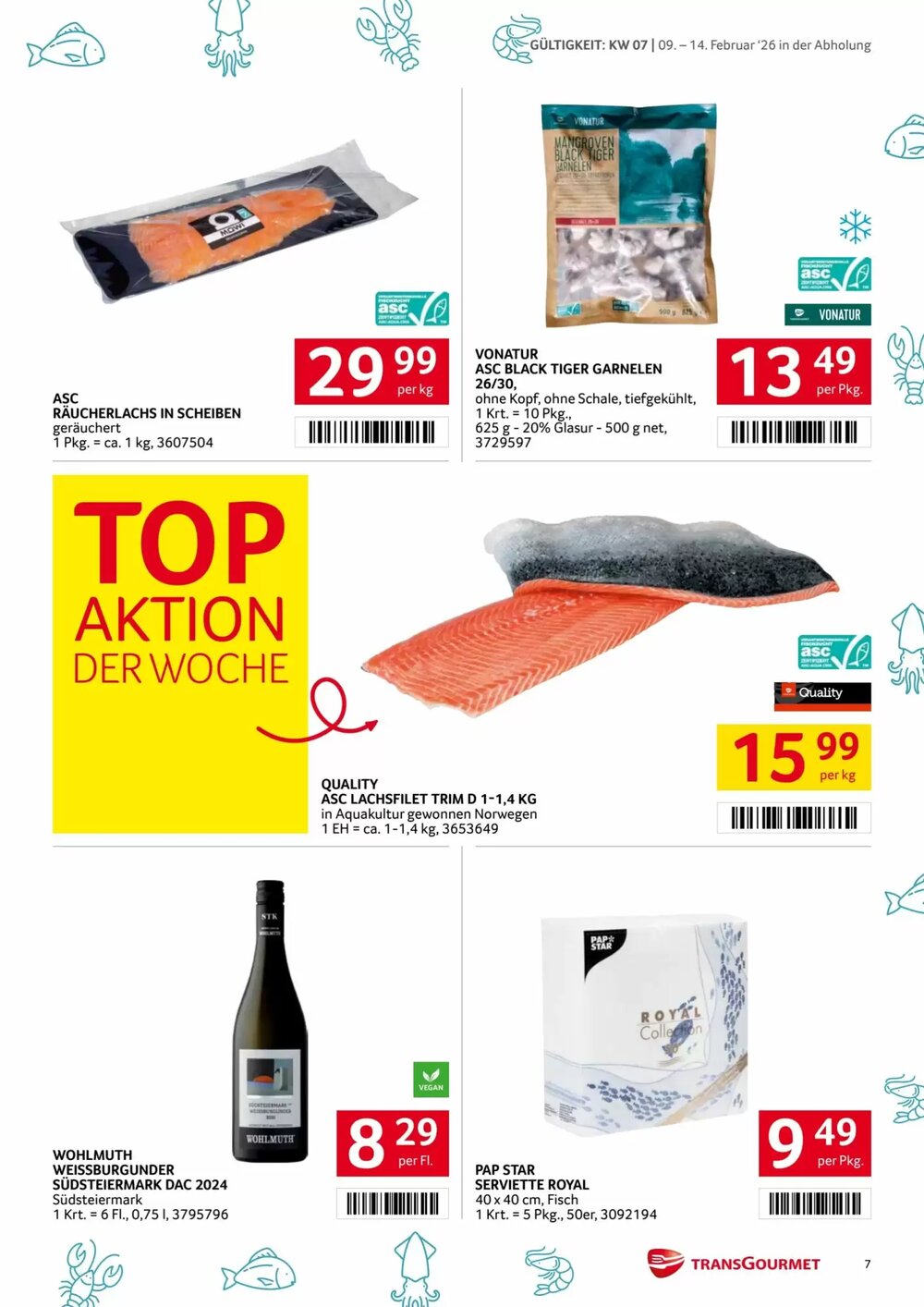 Transgourmet Flugblatt (ab 09.02.2026) - Angebote und Prospekt - Seite 7