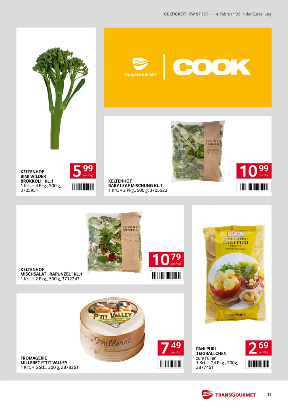 Transgourmet Flugblatt (ab 09.02.2026) - Angebote und Prospekt - Seite 15