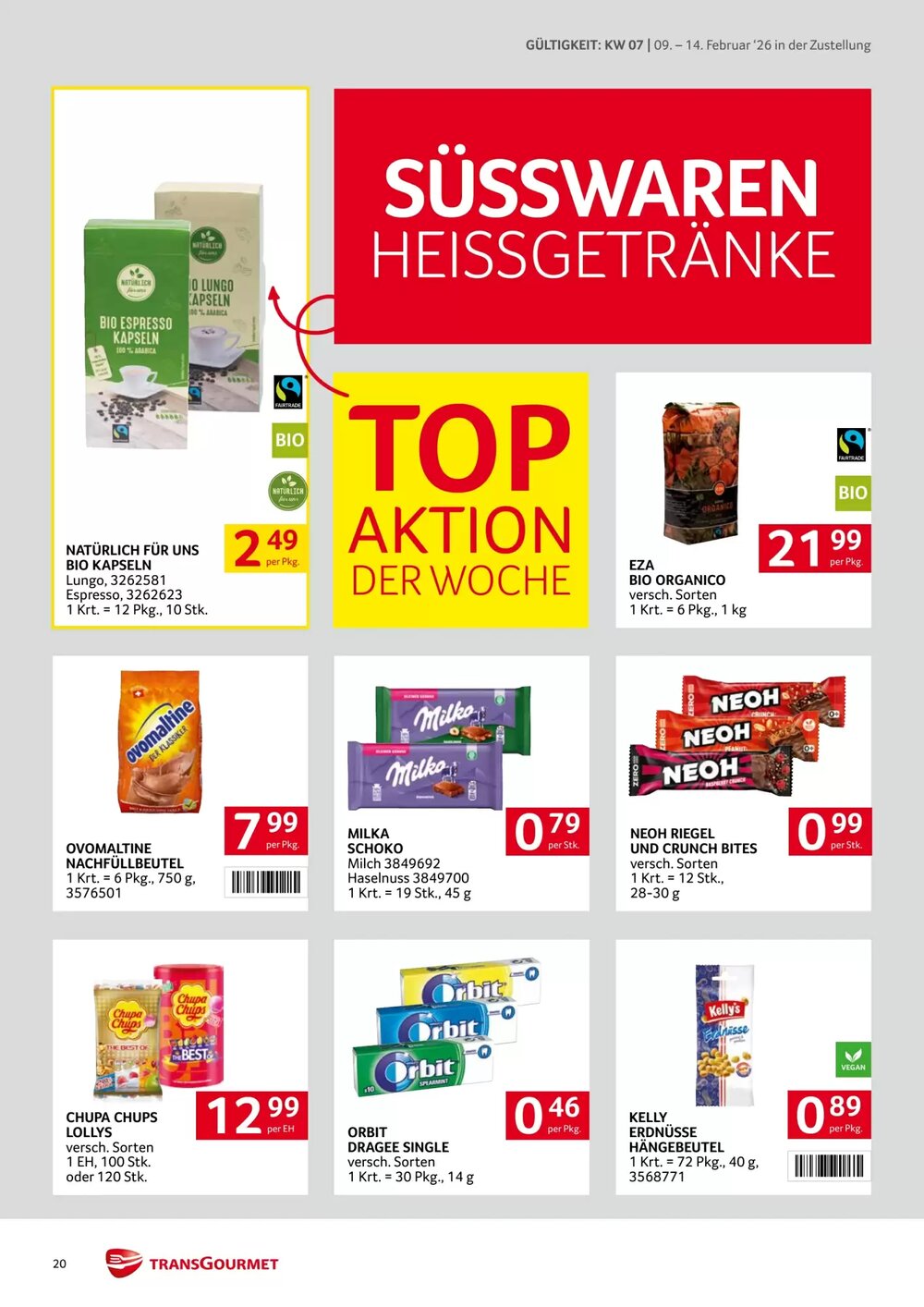 Transgourmet Flugblatt (ab 09.02.2026) - Angebote und Prospekt - Seite 20