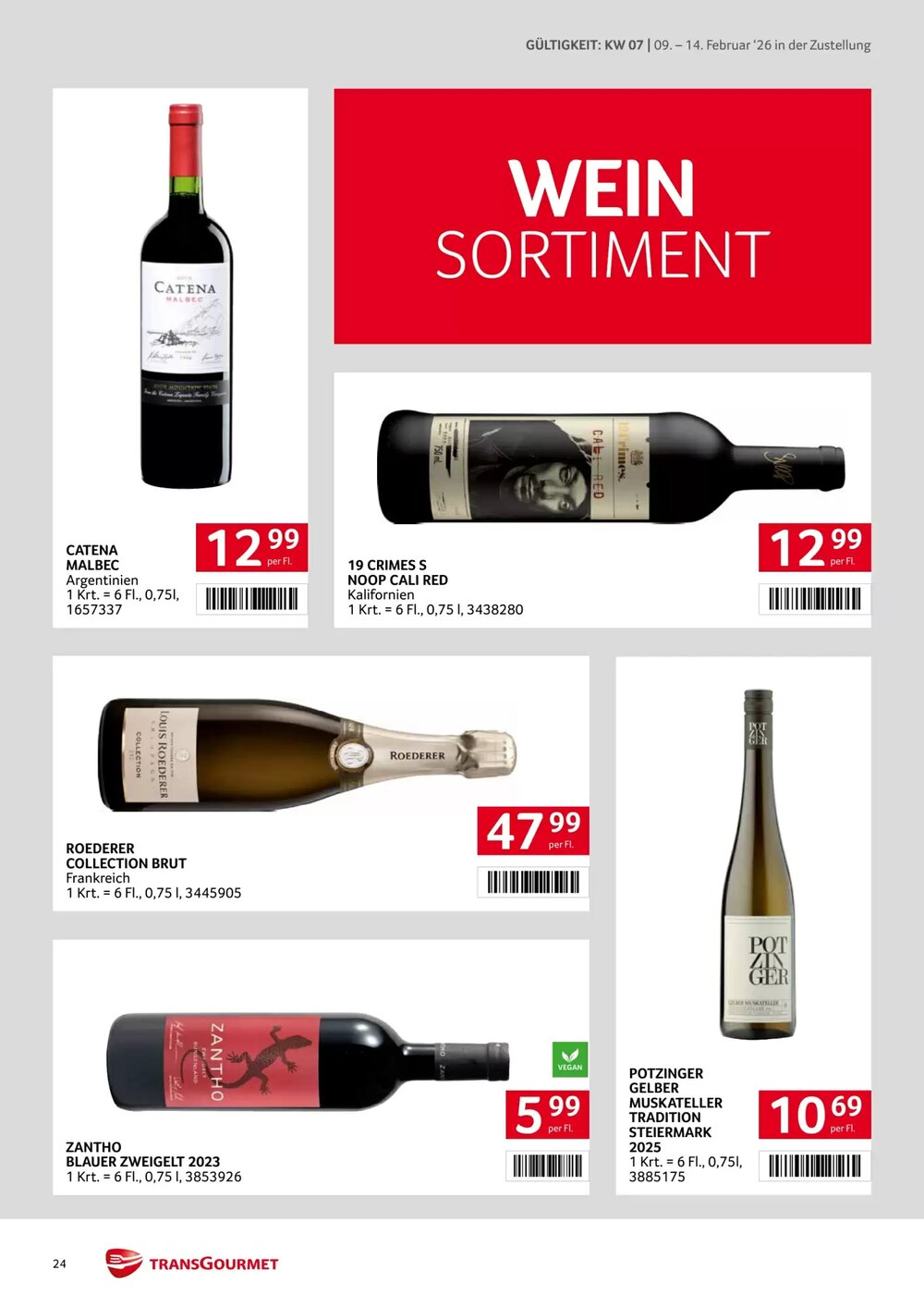 Transgourmet Flugblatt (ab 09.02.2026) - Angebote und Prospekt - Seite 24