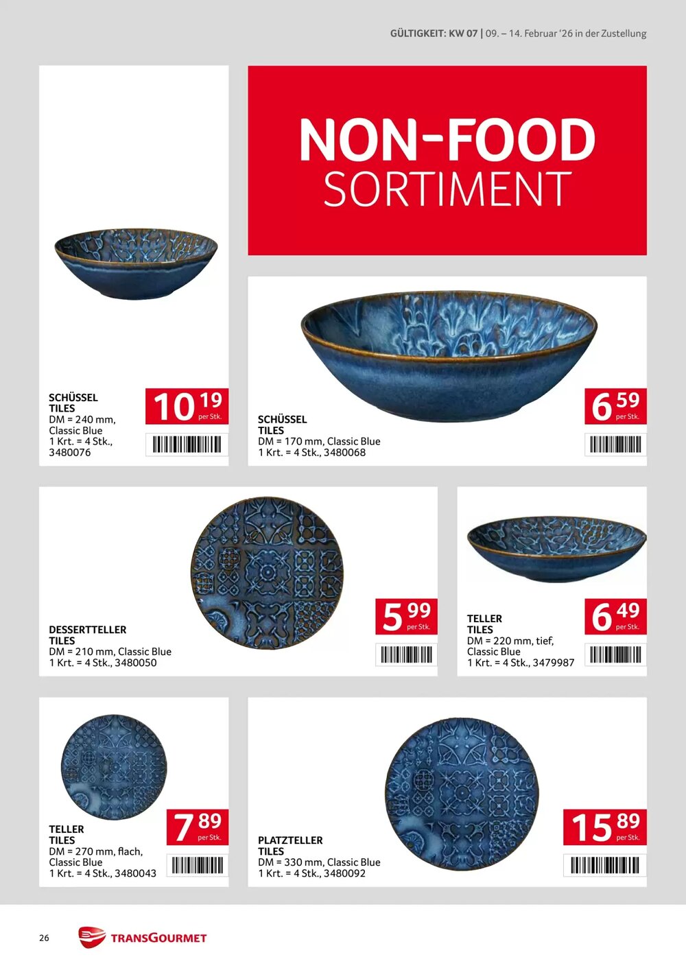 Transgourmet Flugblatt (ab 09.02.2026) - Angebote und Prospekt - Seite 26