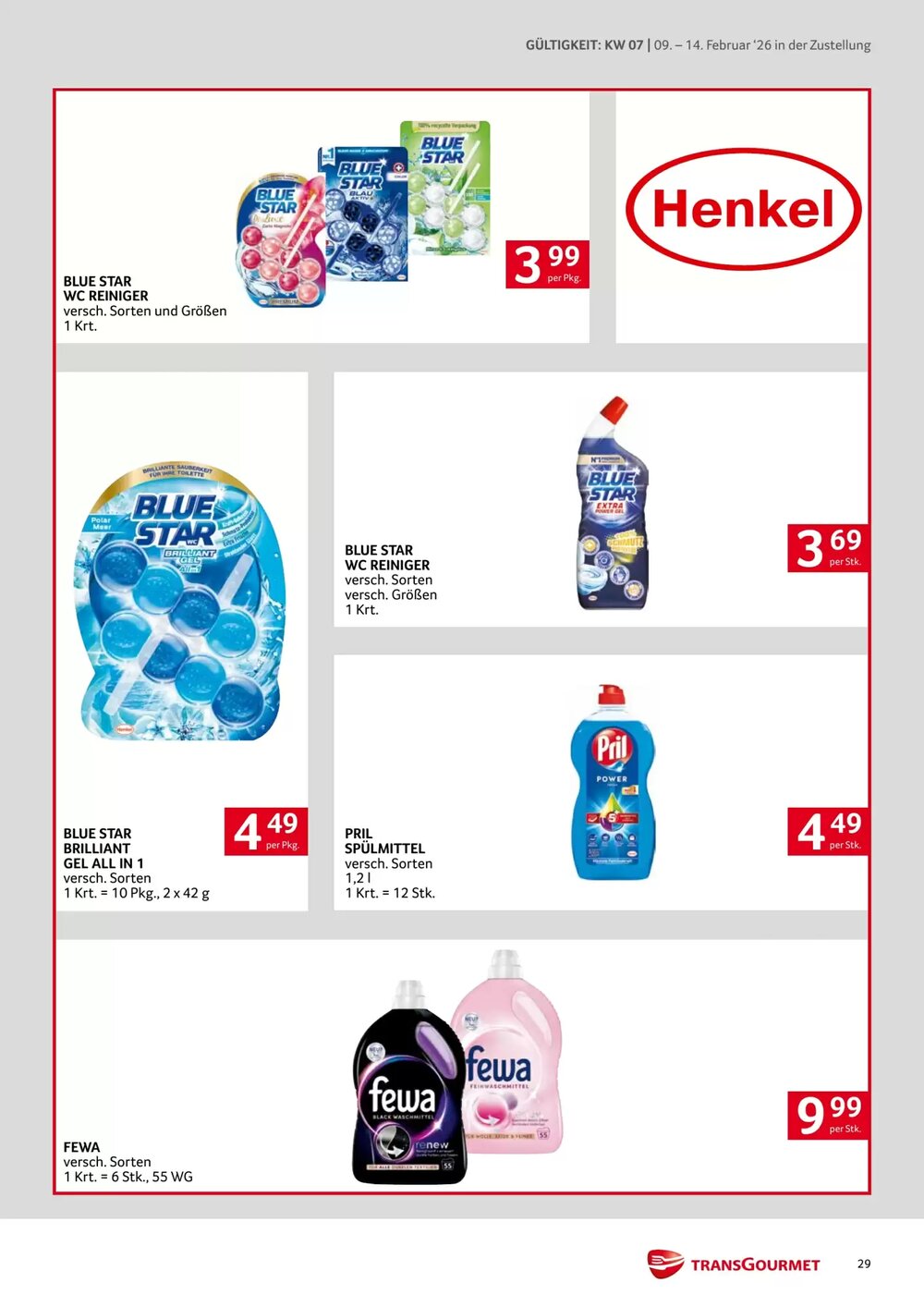 Transgourmet Flugblatt (ab 09.02.2026) - Angebote und Prospekt - Seite 29