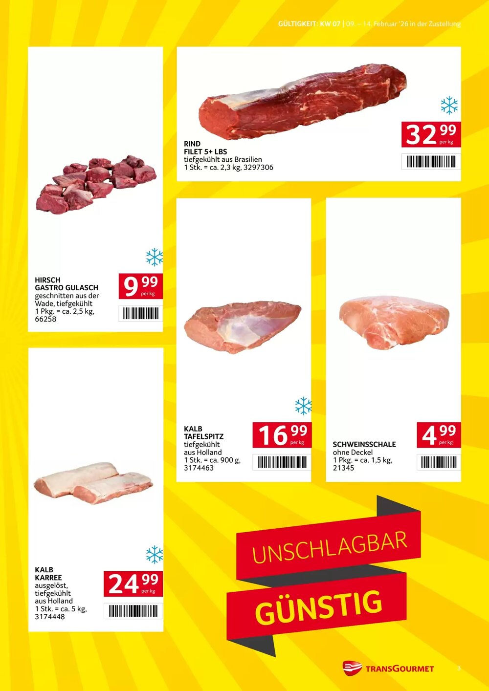 Transgourmet Flugblatt (ab 09.02.2026) - Angebote und Prospekt - Seite 3