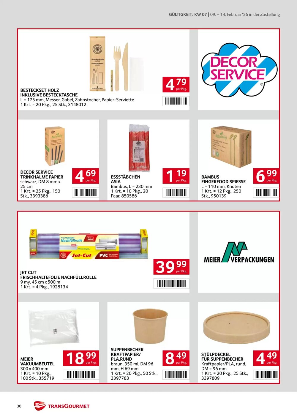 Transgourmet Flugblatt (ab 09.02.2026) - Angebote und Prospekt - Seite 30