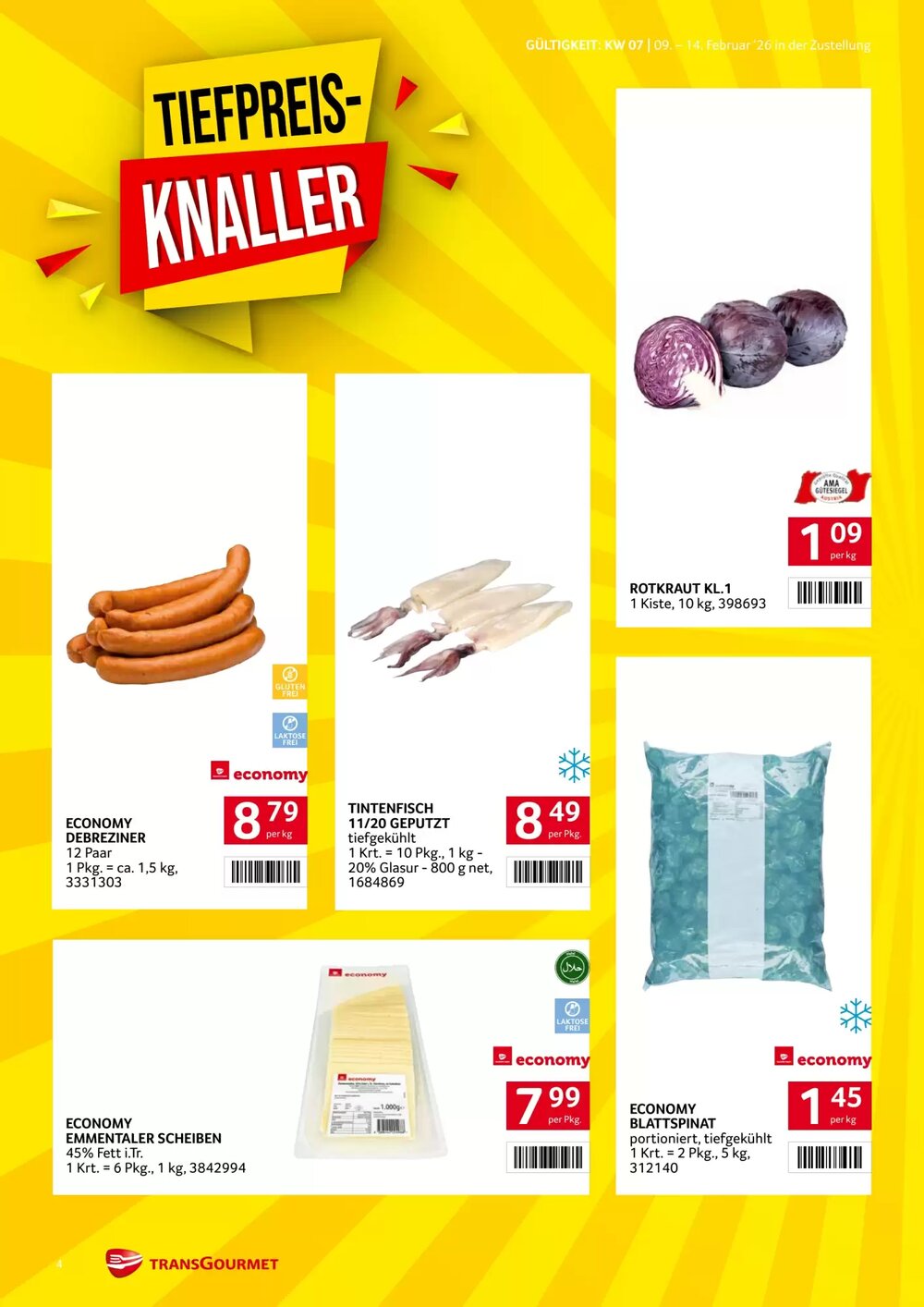 Transgourmet Flugblatt (ab 09.02.2026) - Angebote und Prospekt - Seite 4