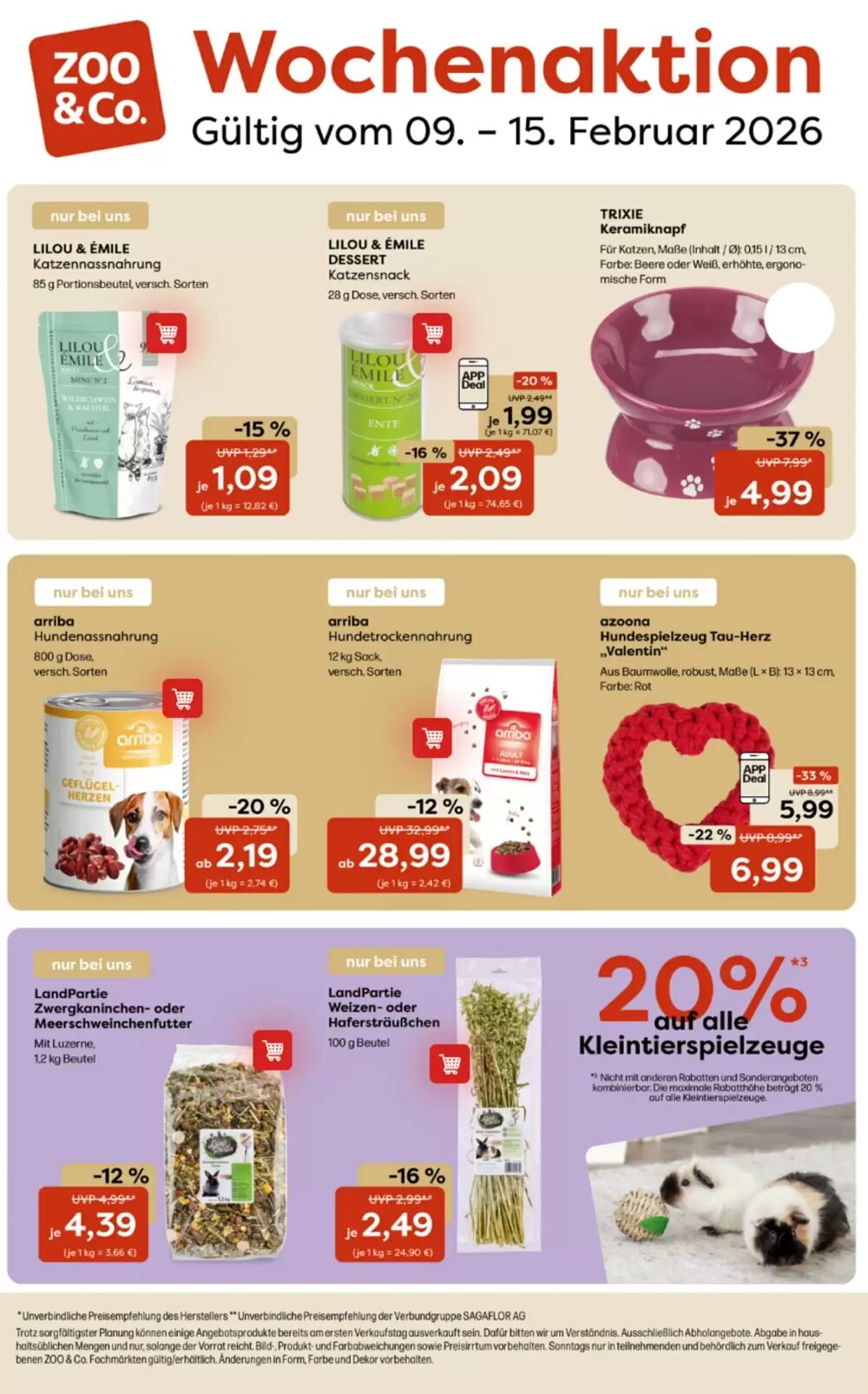 ZOO & Co Flugblatt (ab 09.02.2026) - Angebote und Prospekt - Seite 1
