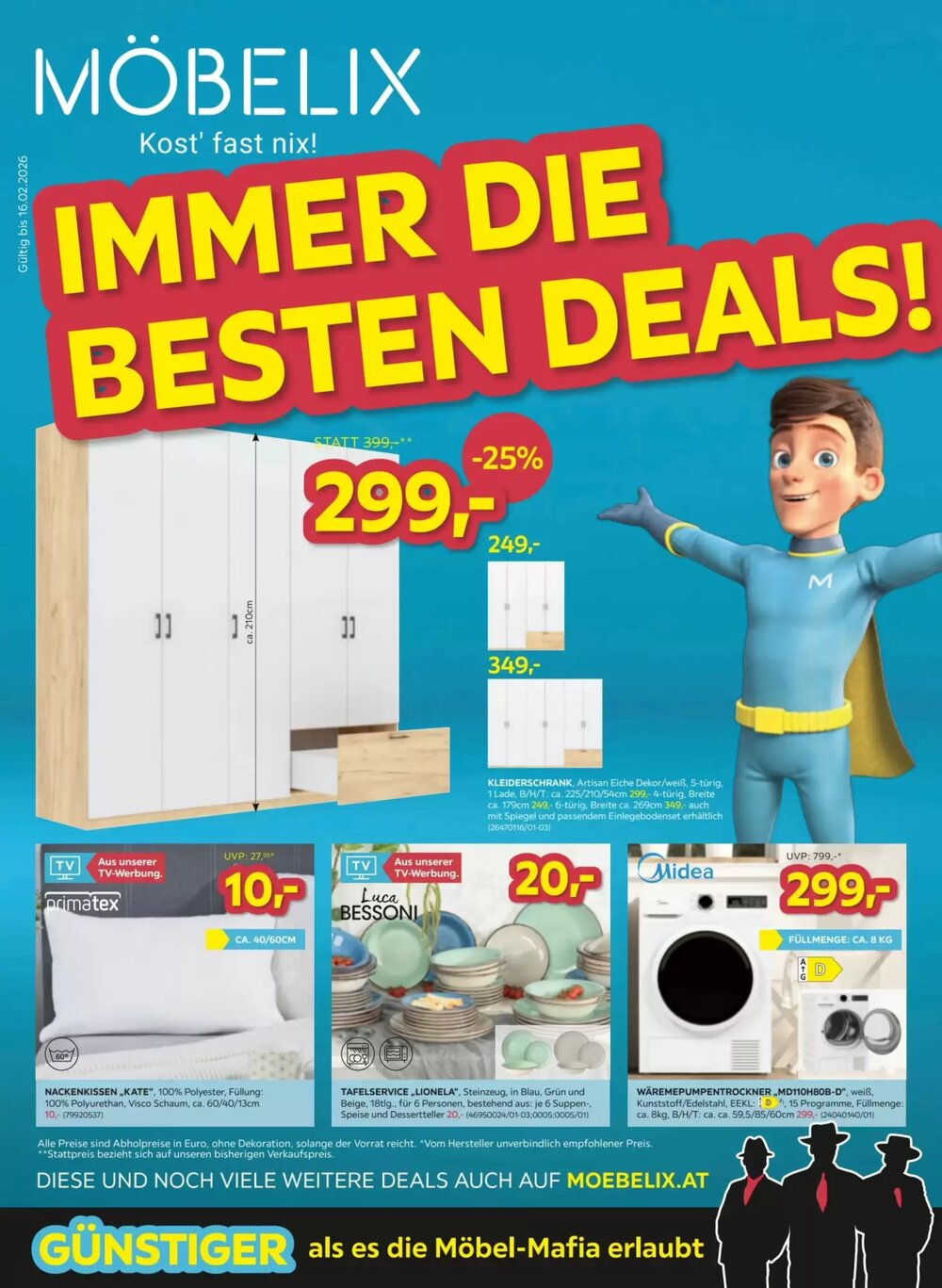 Möbelix Flugblatt (ab 10.02.2026) - Angebote und Prospekt - Seite 1