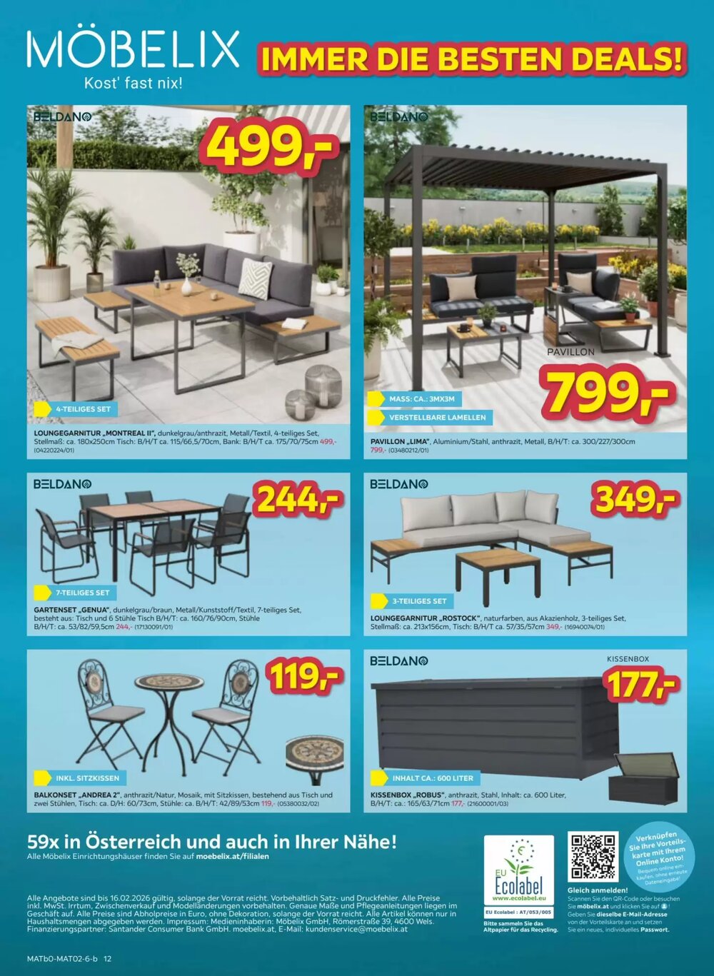 Möbelix Flugblatt (ab 10.02.2026) - Angebote und Prospekt - Seite 12