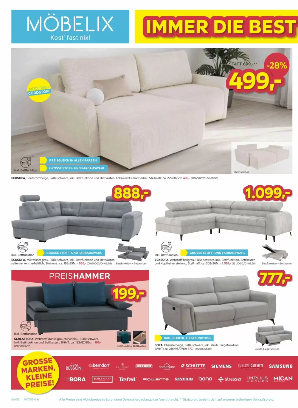 Möbelix Flugblatt (ab 10.02.2026) - Angebote und Prospekt - Seite 4