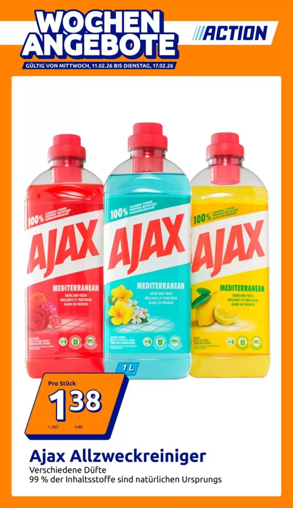 Action Flugblatt (ab 11.02.2026) - Angebote und Prospekt - Seite 1