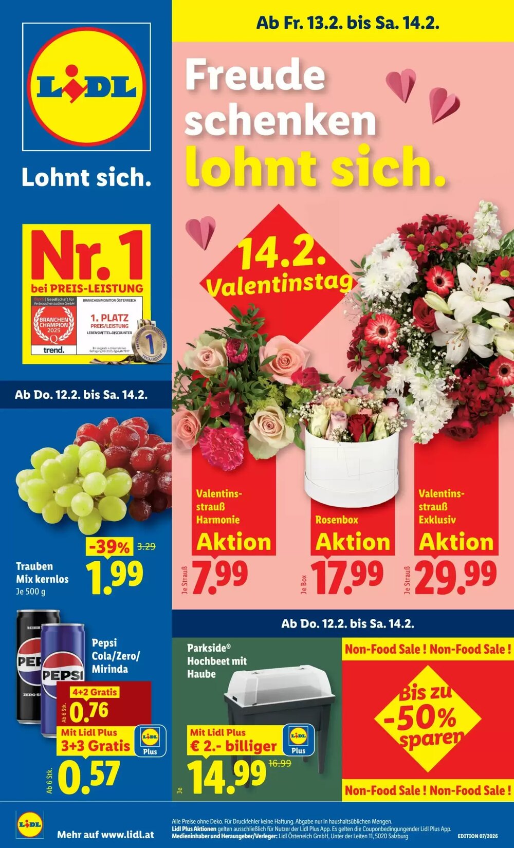 Lidl Flugblatt (ab 12.02.2026) - Angebote und Prospekt - Seite 1