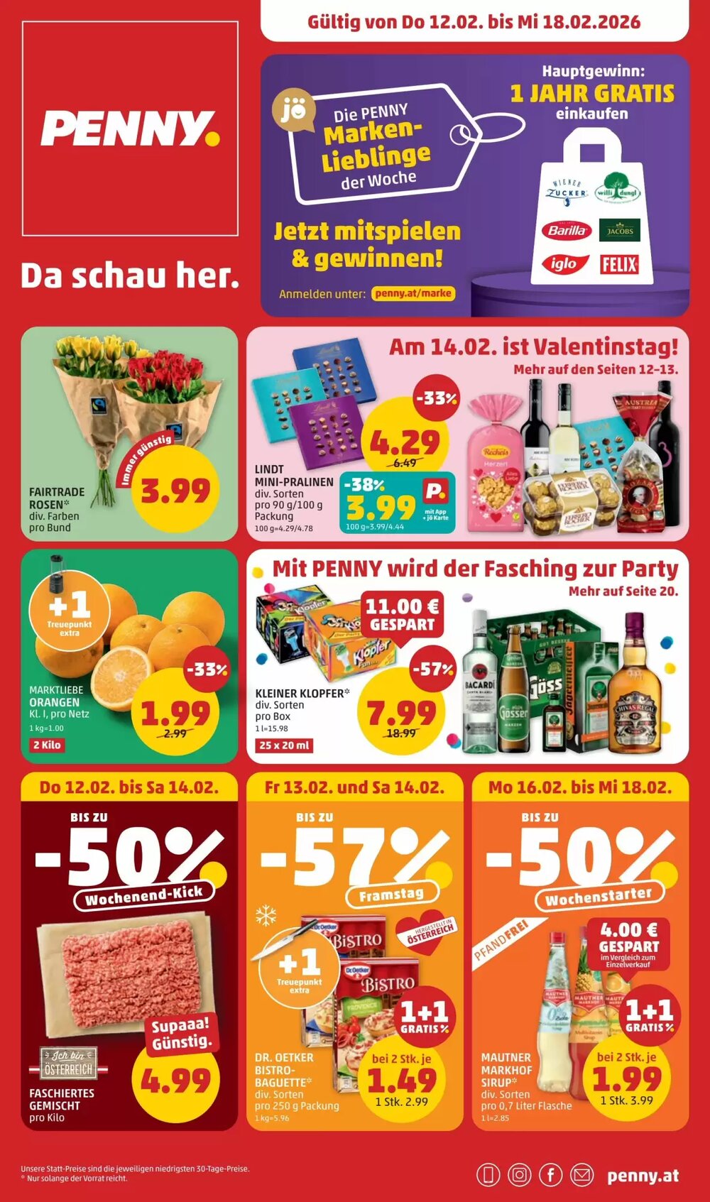 PENNY Flugblatt (ab 12.02.2026) - Angebote und Prospekt - Seite 1