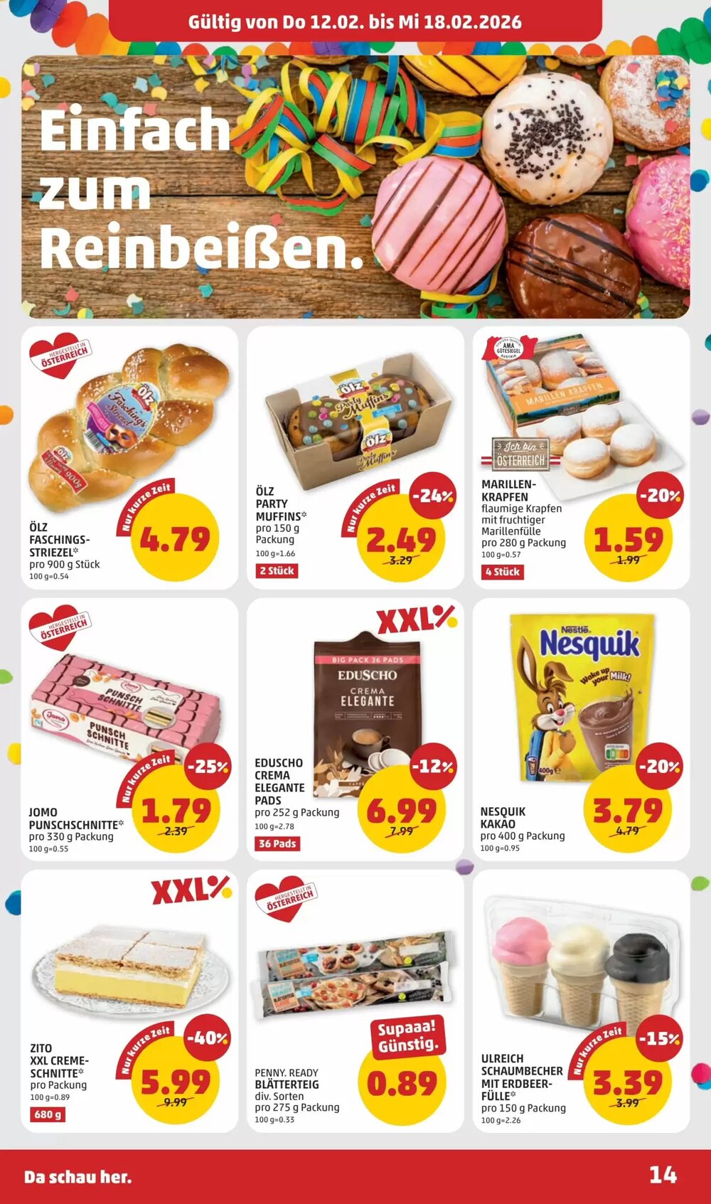 PENNY Flugblatt (ab 12.02.2026) - Angebote und Prospekt - Seite 14