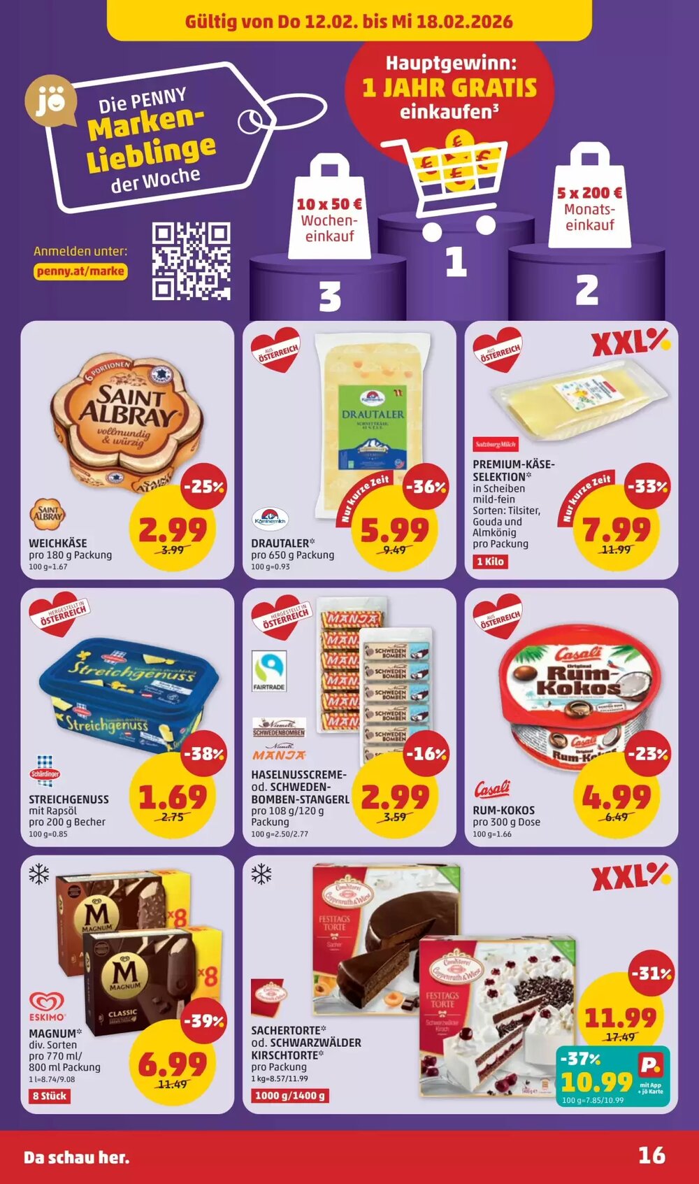 PENNY Flugblatt (ab 12.02.2026) - Angebote und Prospekt - Seite 16