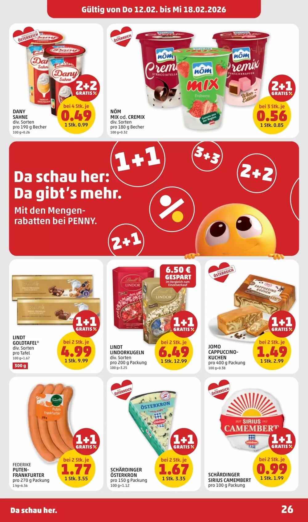 PENNY Flugblatt (ab 12.02.2026) - Angebote und Prospekt - Seite 26