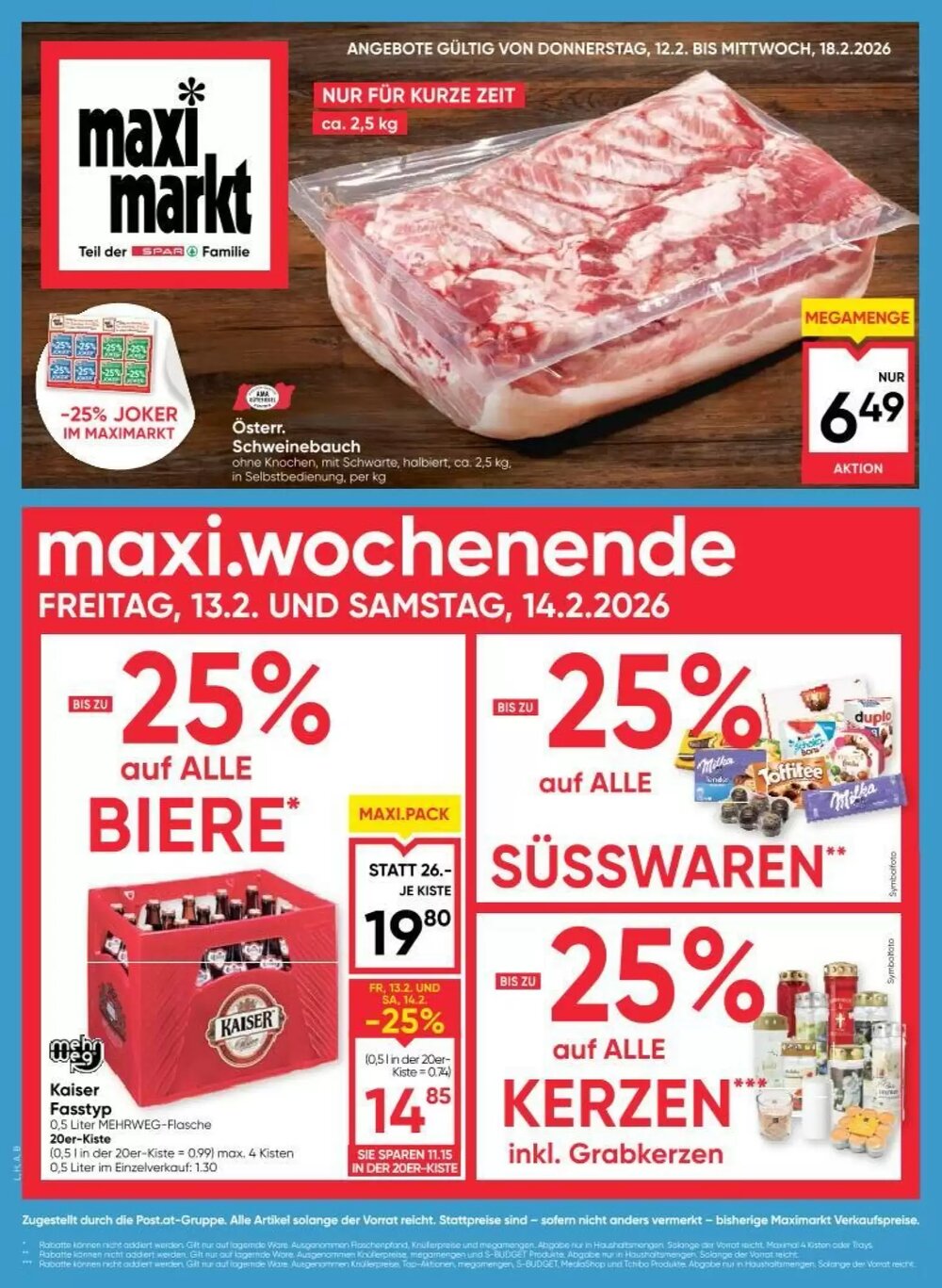 Maximarkt Flugblatt (ab 12.02.2026) - Angebote und Prospekt - Seite 1