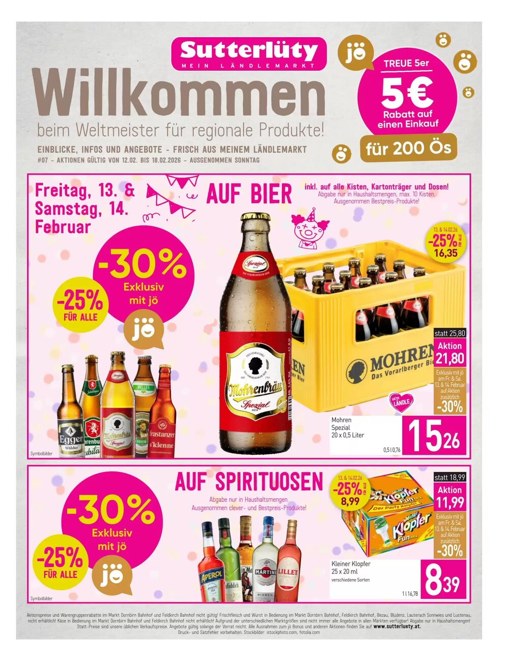 Sutterlüty Flugblatt (ab 12.02.2026) - Angebote und Prospekt - Seite 1