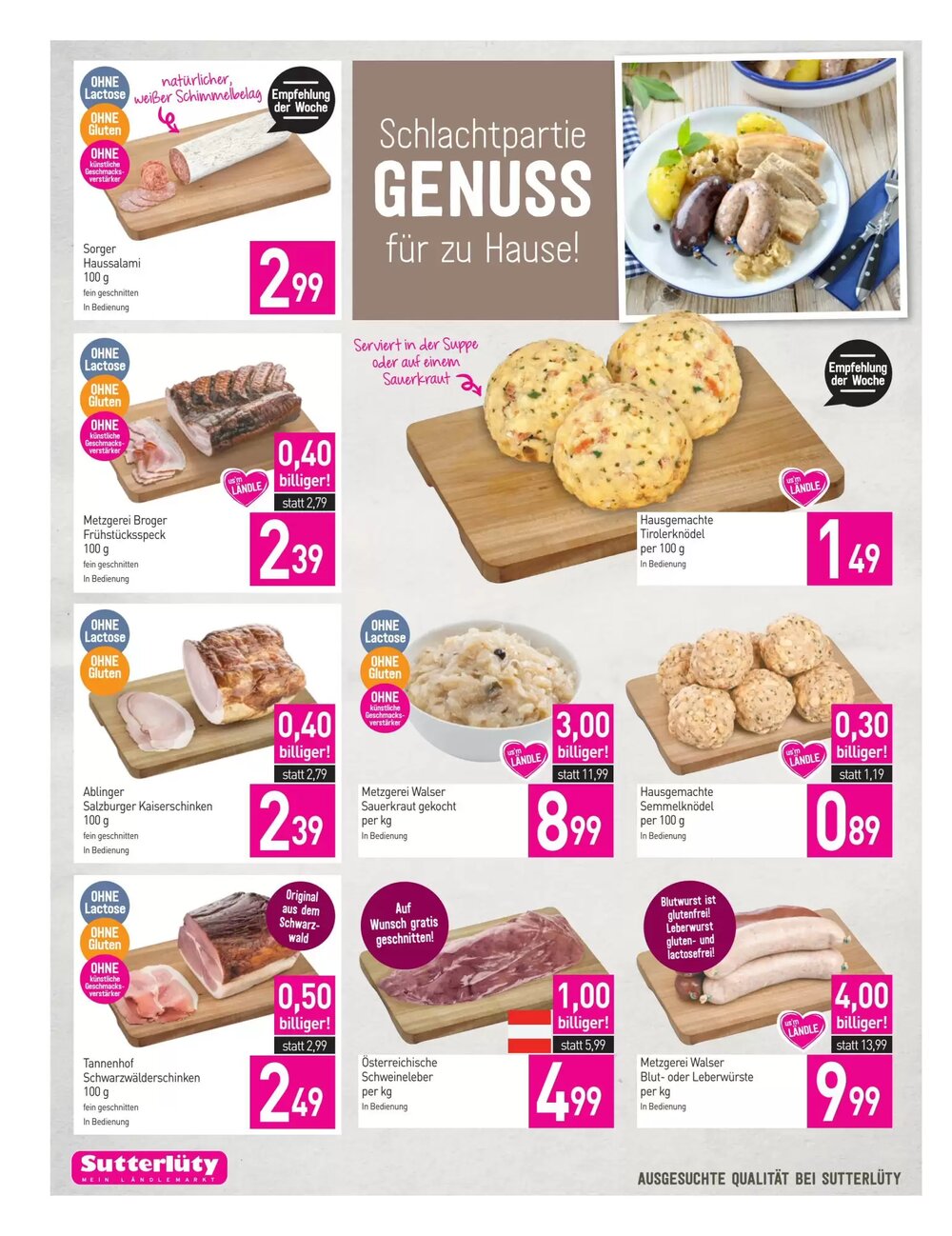 Sutterlüty Flugblatt (ab 12.02.2026) - Angebote und Prospekt - Seite 12