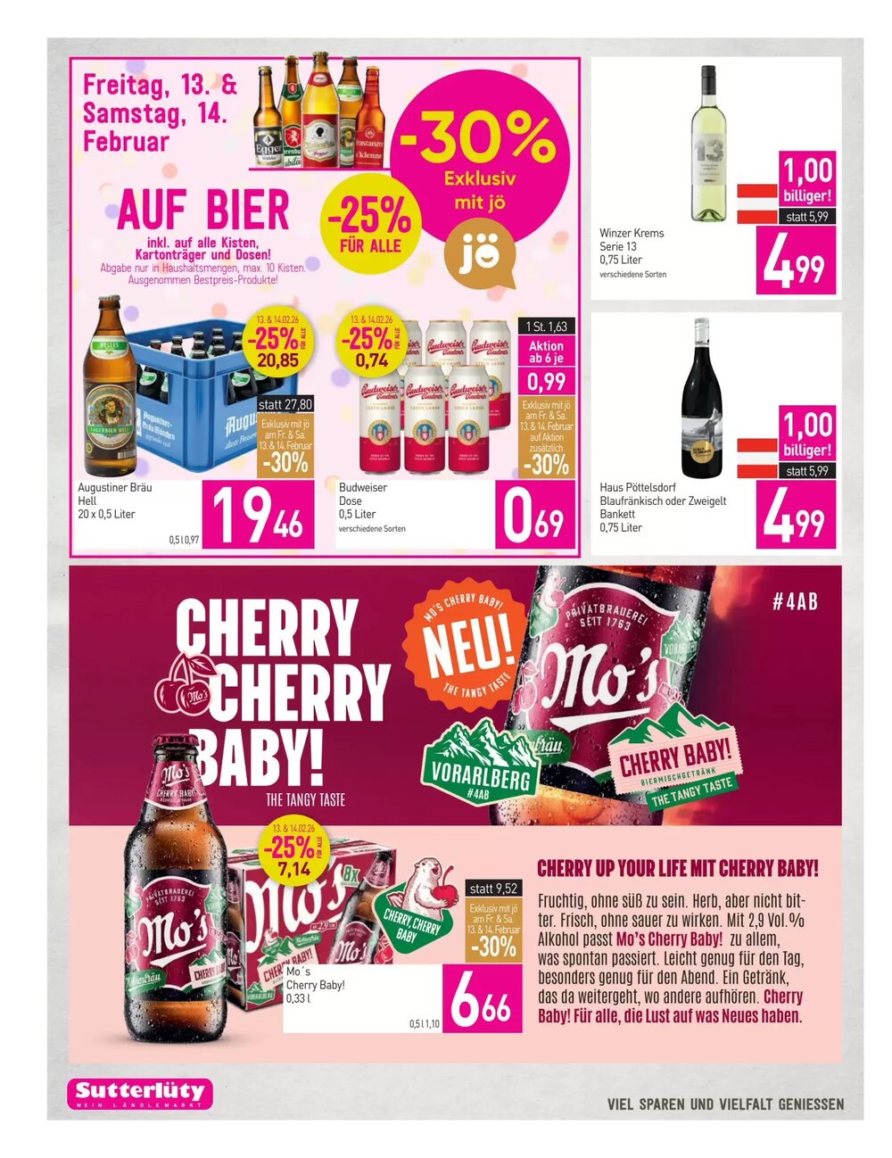 Sutterlüty Flugblatt (ab 12.02.2026) - Angebote und Prospekt - Seite 18