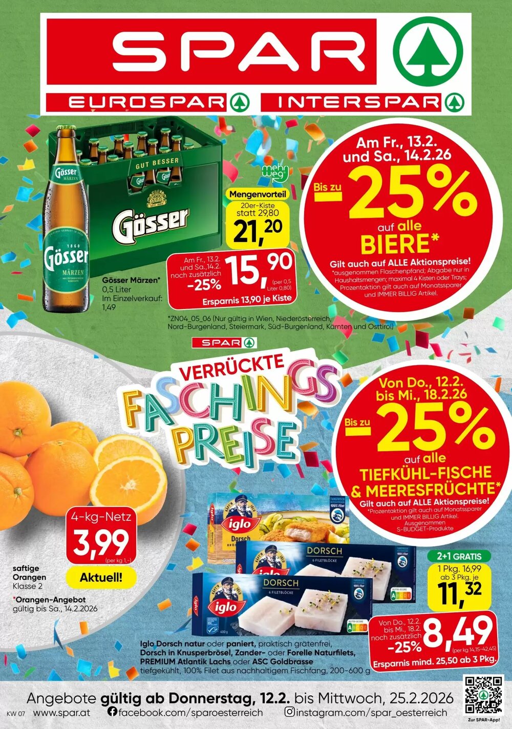 Spar Flugblatt (ab 12.02.2026) - Angebote und Prospekt - Seite 1