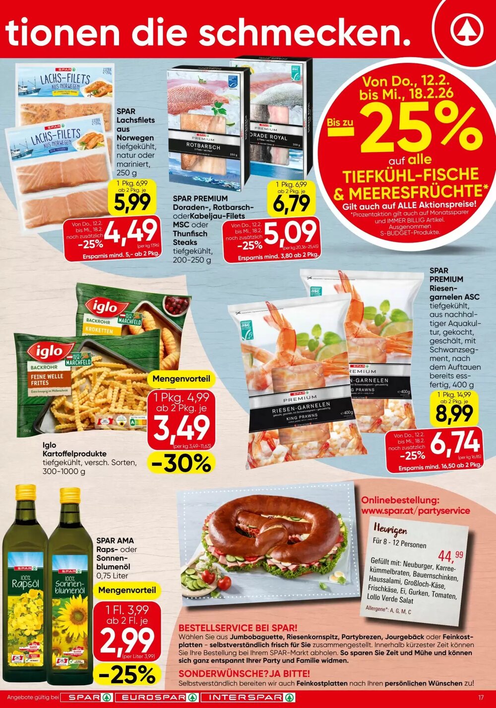 Spar Flugblatt (ab 12.02.2026) - Angebote und Prospekt - Seite 17