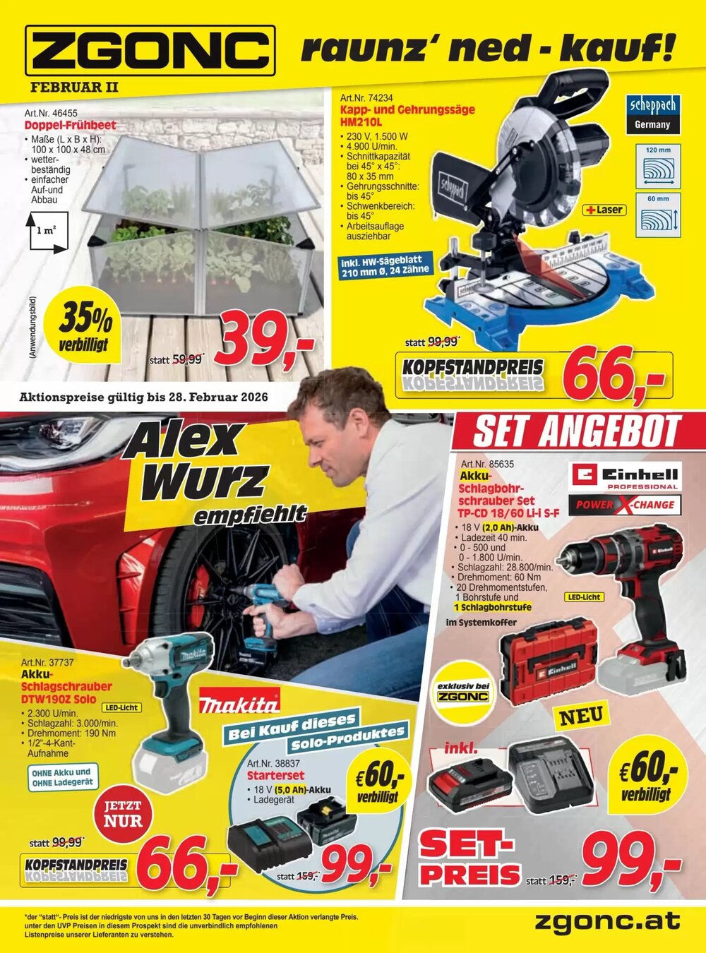 Zgonc Flugblatt (ab 12.02.2026) - Angebote und Prospekt - Seite 1