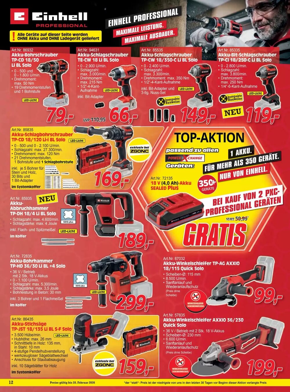 Zgonc Flugblatt (ab 12.02.2026) - Angebote und Prospekt - Seite 12