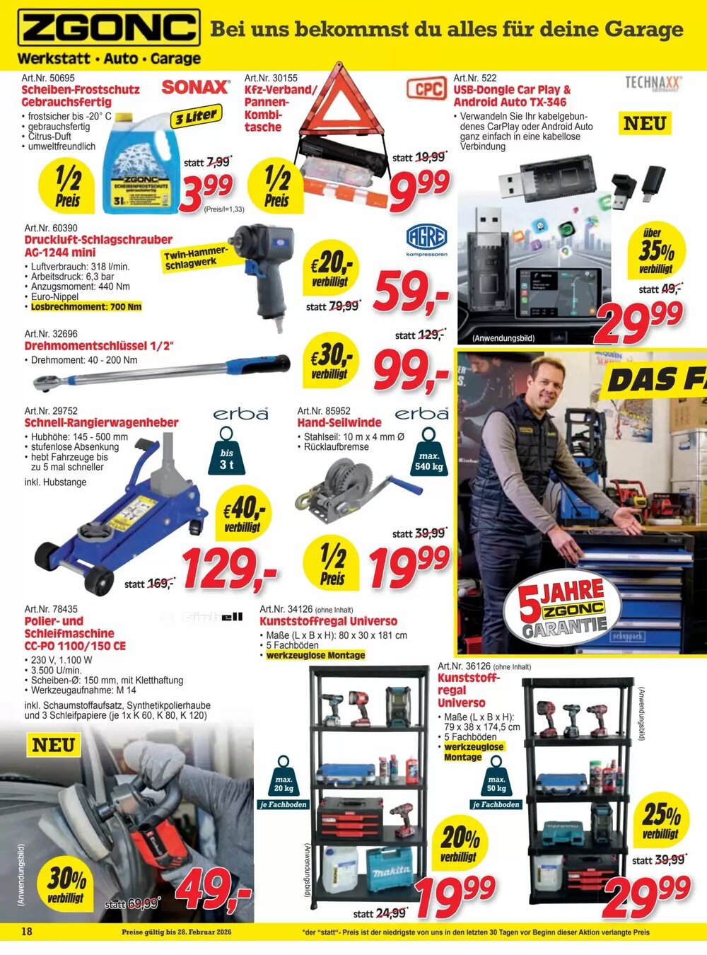 Zgonc Flugblatt (ab 12.02.2026) - Angebote und Prospekt - Seite 18