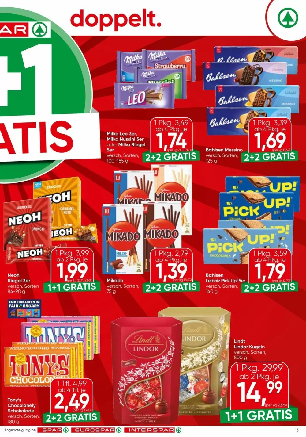 Eurospar Flugblatt (ab 12.02.2026) - Angebote und Prospekt - Seite 13