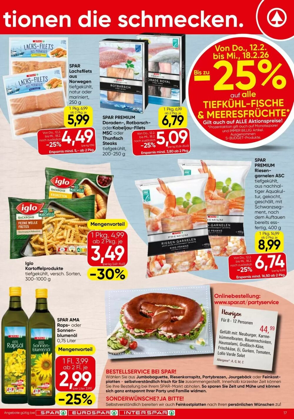 Eurospar Flugblatt (ab 12.02.2026) - Angebote und Prospekt - Seite 17