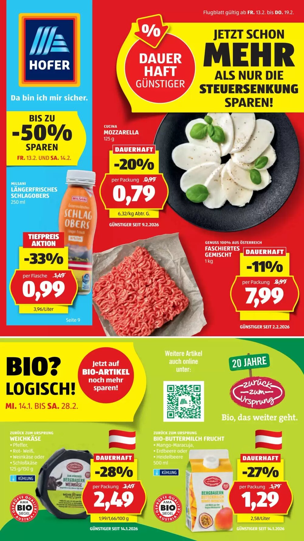 Hofer Flugblatt (ab 13.02.2026) - Angebote und Prospekt - Seite 1