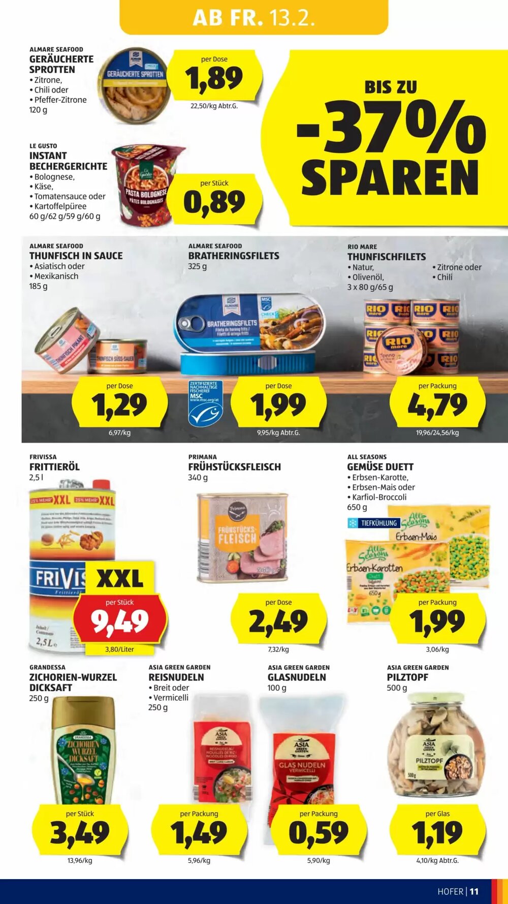 Hofer Flugblatt (ab 13.02.2026) - Angebote und Prospekt - Seite 13