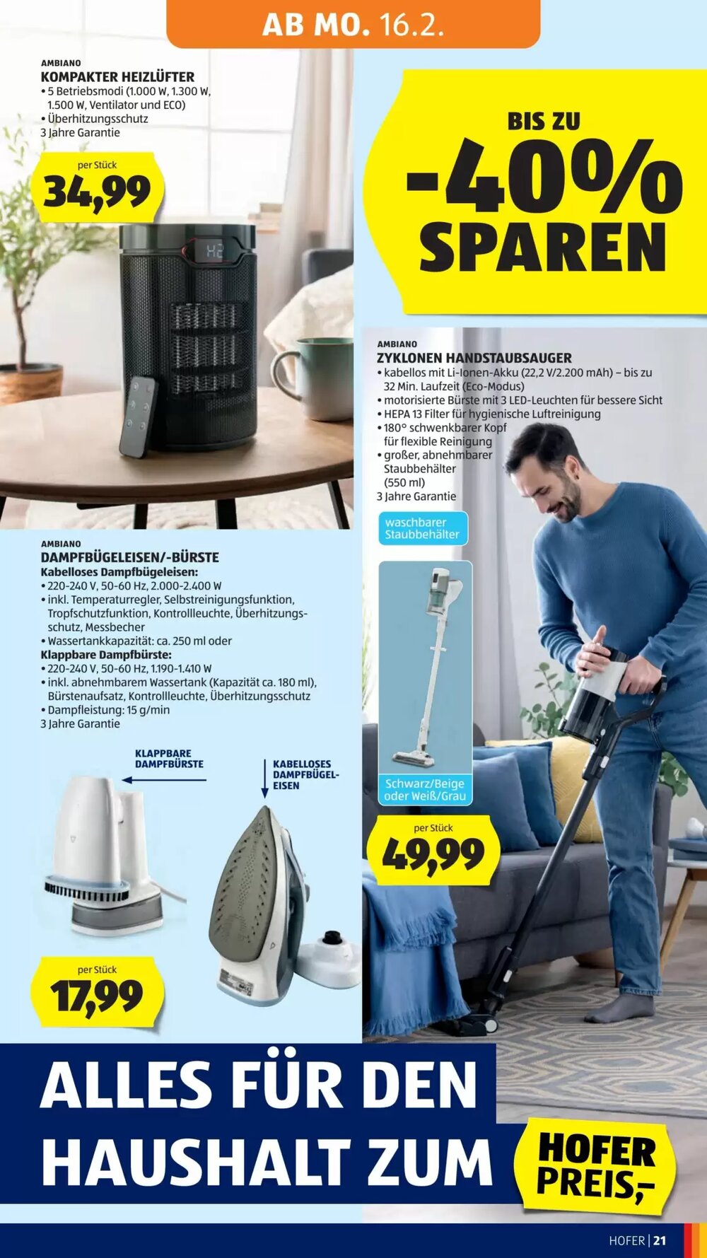 Hofer Flugblatt (ab 13.02.2026) - Angebote und Prospekt - Seite 25