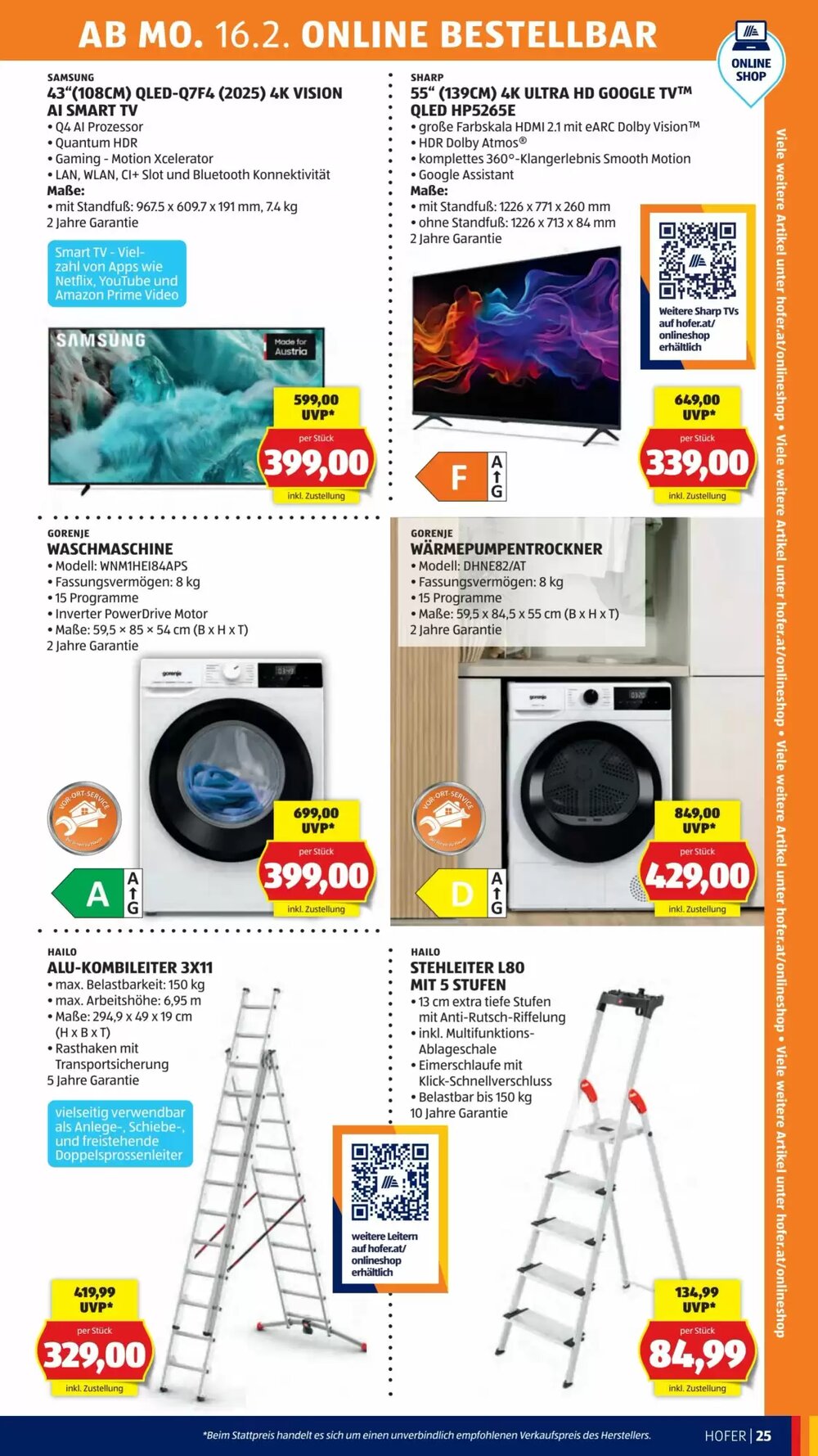 Hofer Flugblatt (ab 13.02.2026) - Angebote und Prospekt - Seite 29
