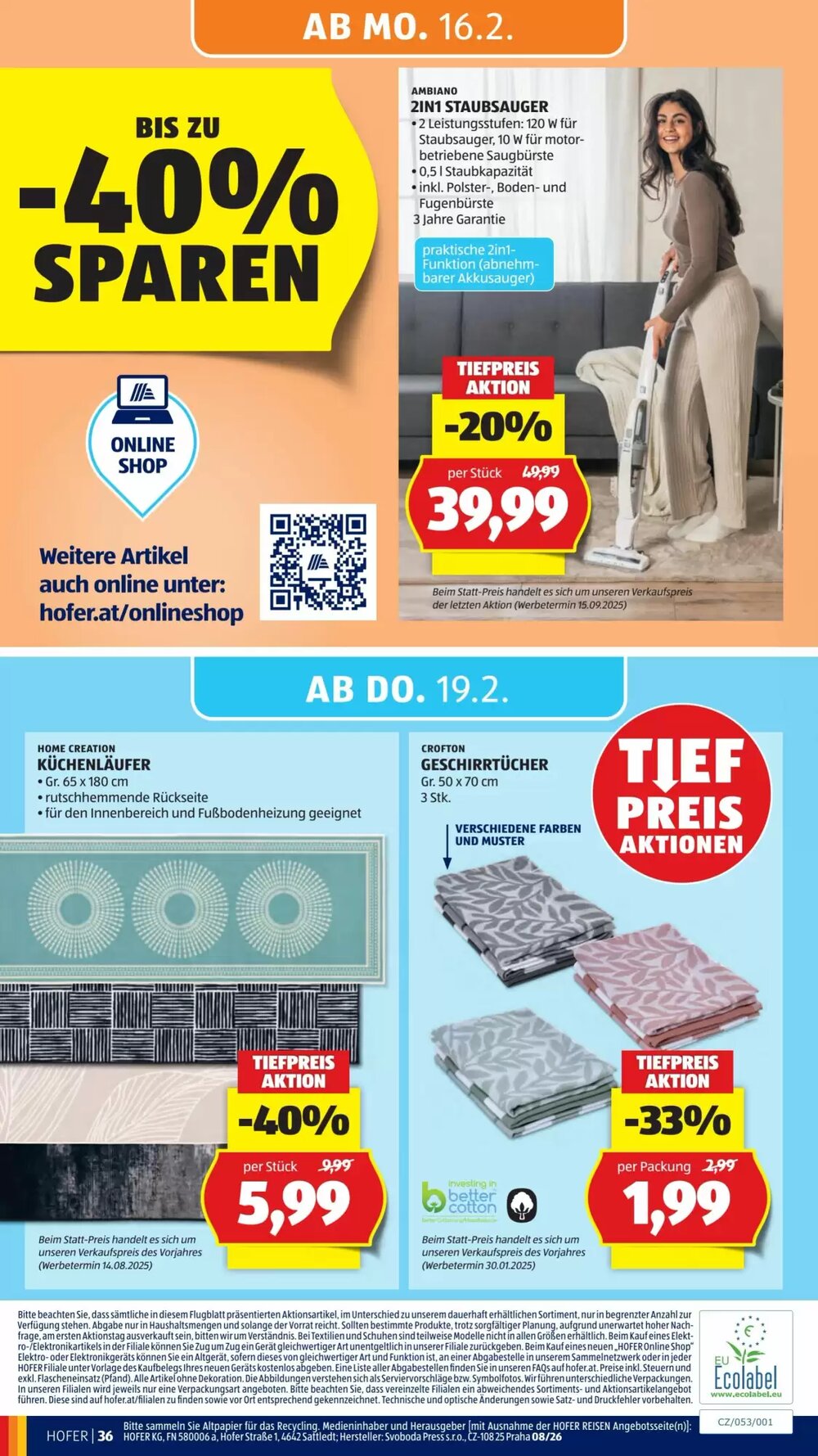 Hofer Flugblatt (ab 13.02.2026) - Angebote und Prospekt - Seite 40