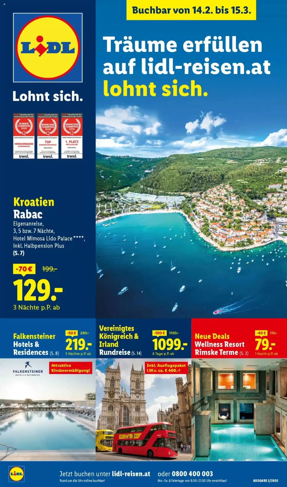 Lidl Flugblatt (ab 14.02.2026) - Angebote und Prospekt - Seite 1