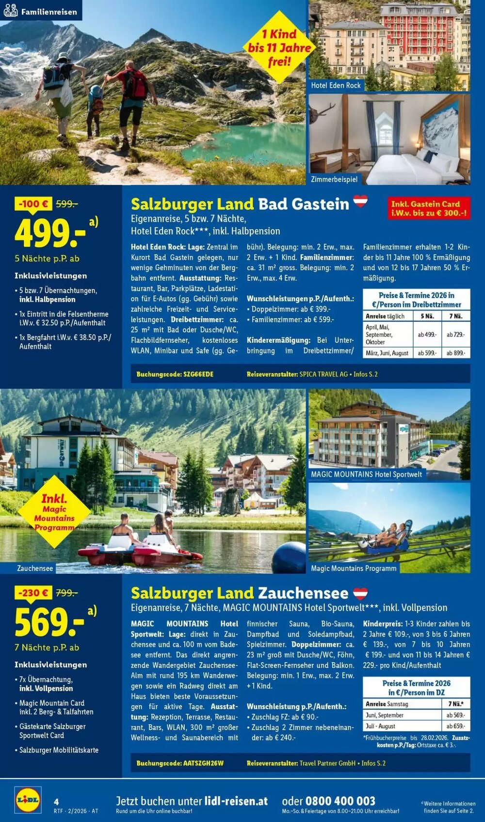 Lidl Reisen Flugblatt (ab 14.02.2026) - Angebote und Prospekt - Seite 4