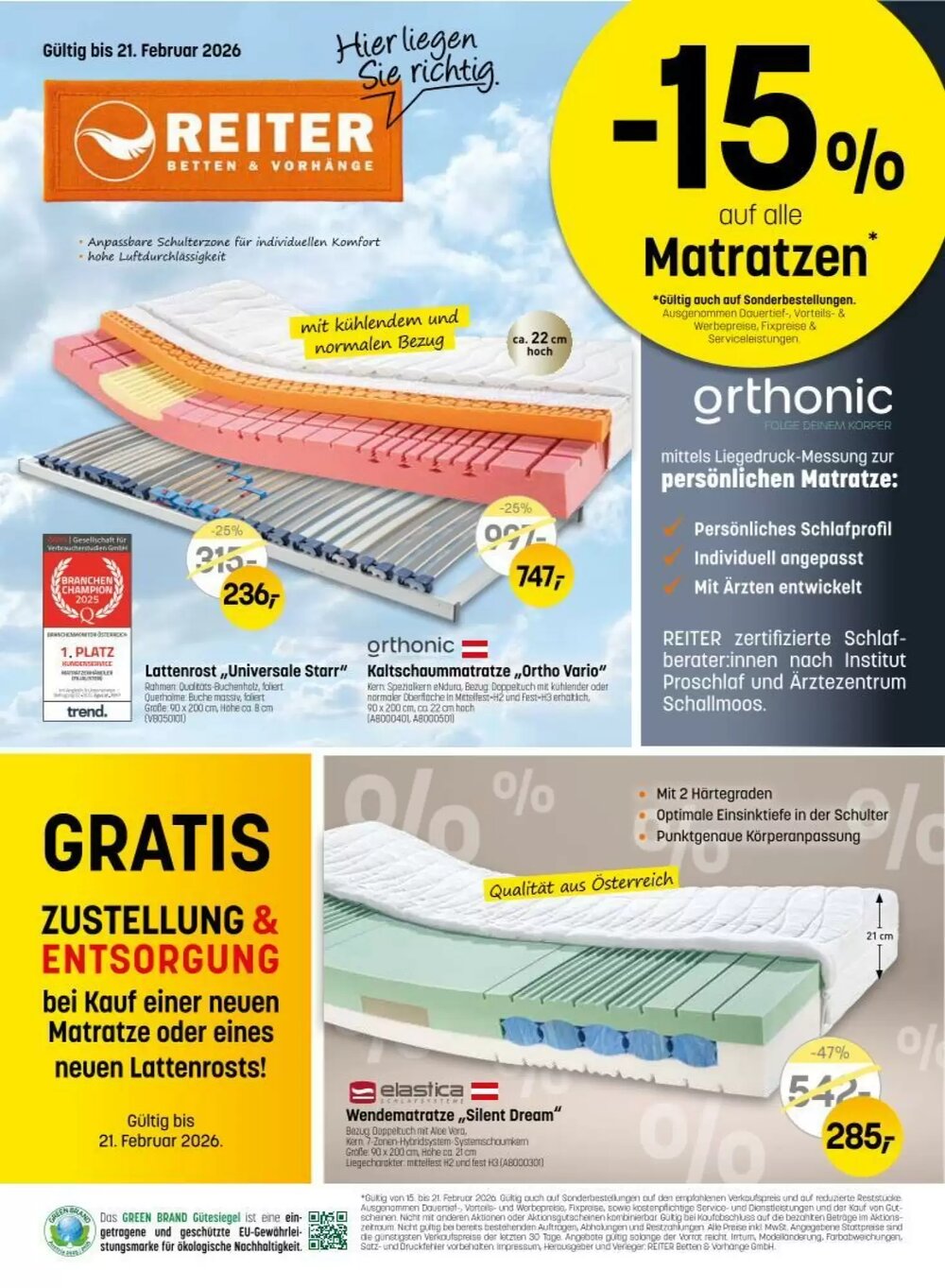 Reiter Flugblatt (ab 15.02.2026) - Angebote und Prospekt - Seite 1