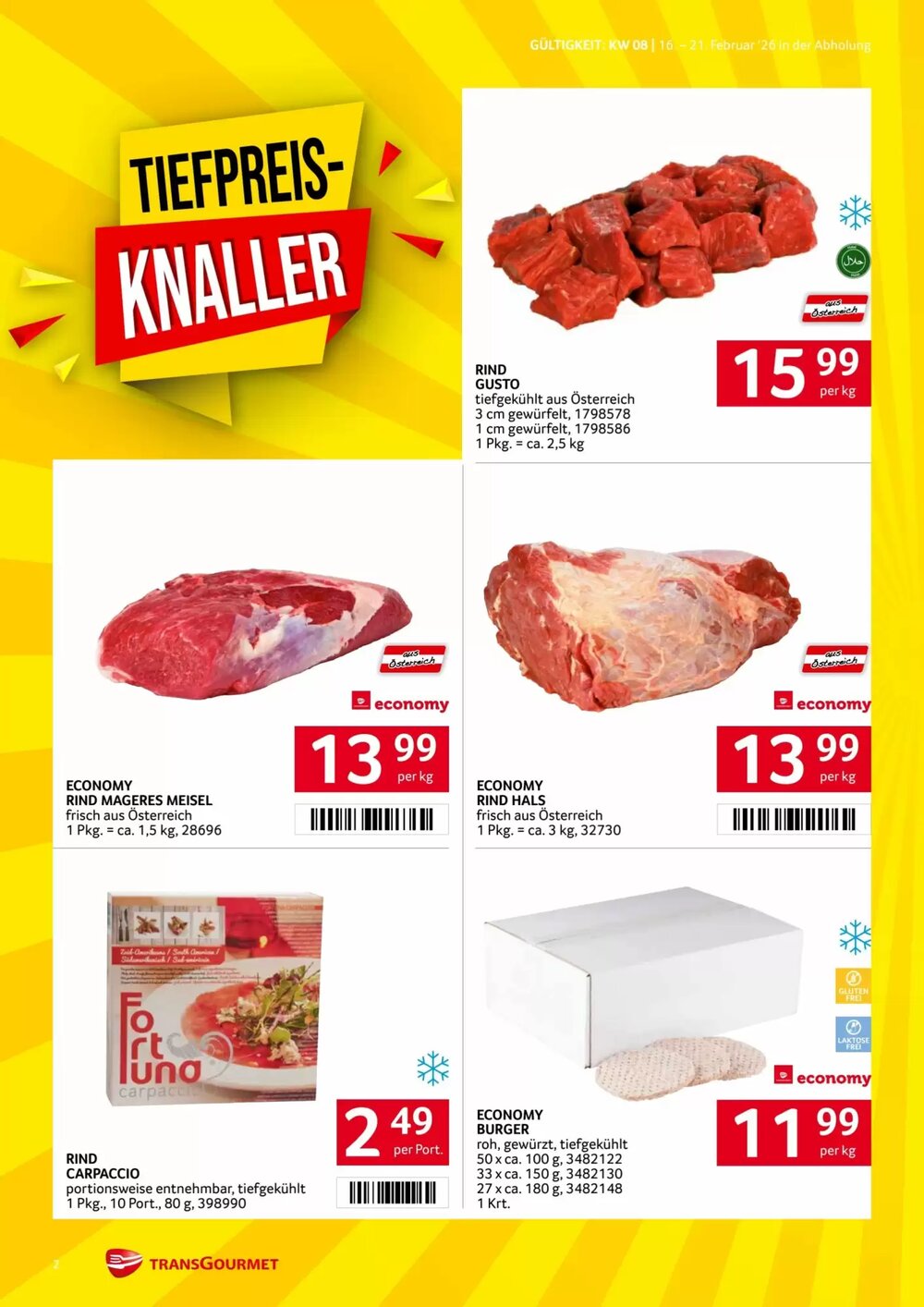Transgourmet Flugblatt (ab 16.02.2026) - Angebote und Prospekt - Seite 2