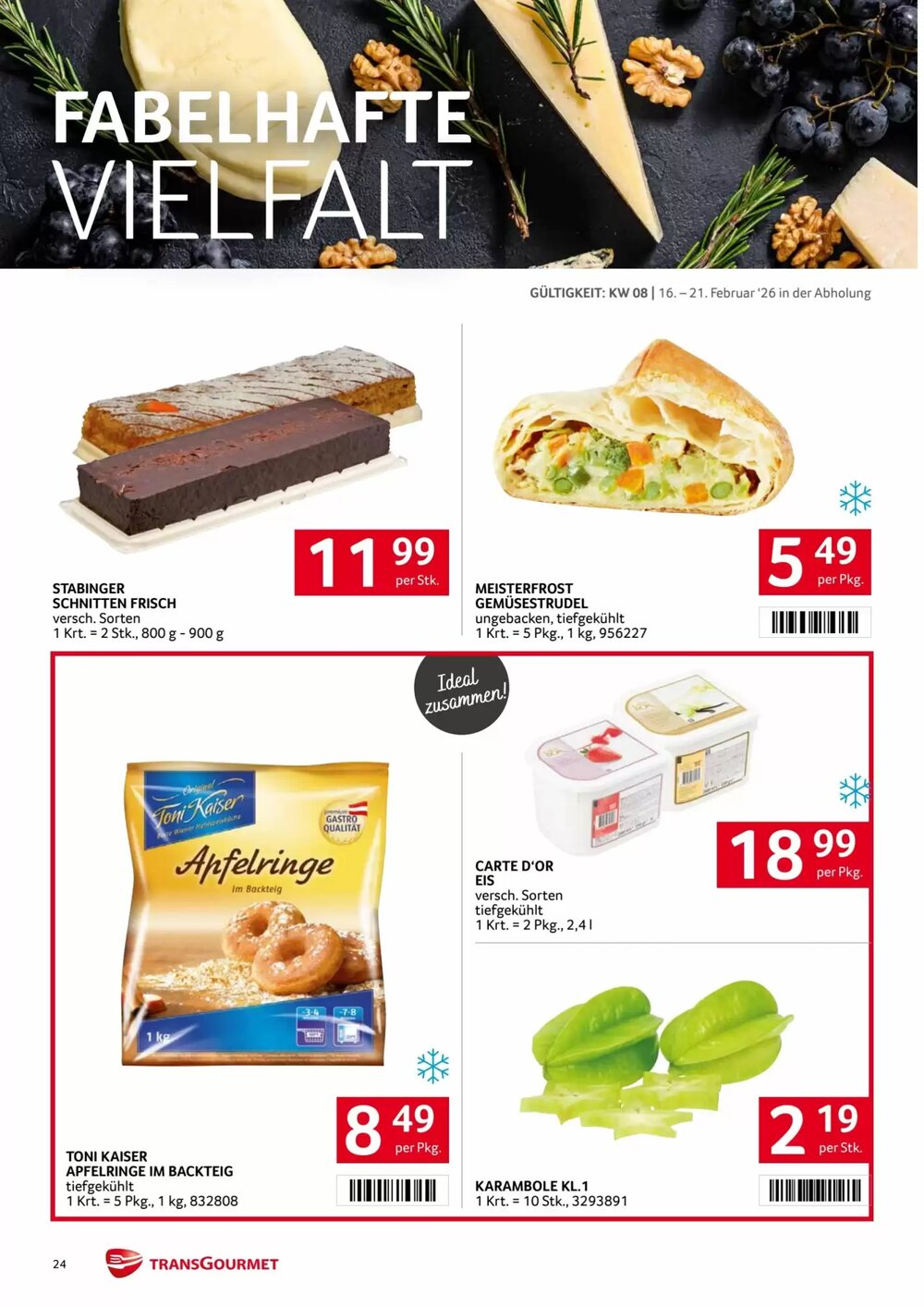 Transgourmet Flugblatt (ab 16.02.2026) - Angebote und Prospekt - Seite 24