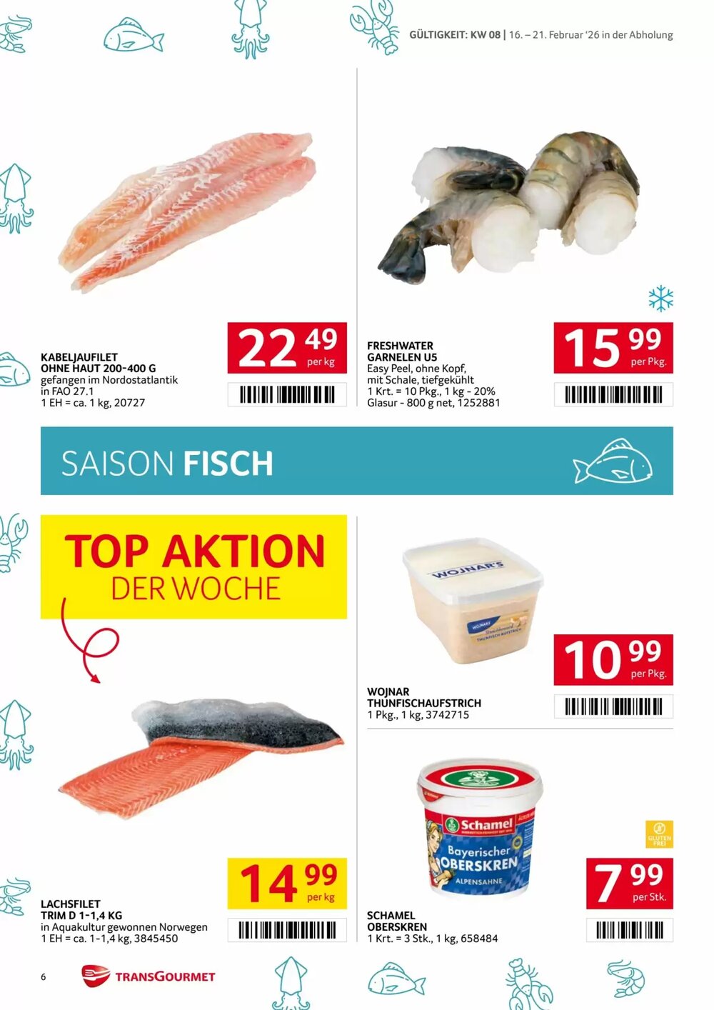 Transgourmet Flugblatt (ab 16.02.2026) - Angebote und Prospekt - Seite 6