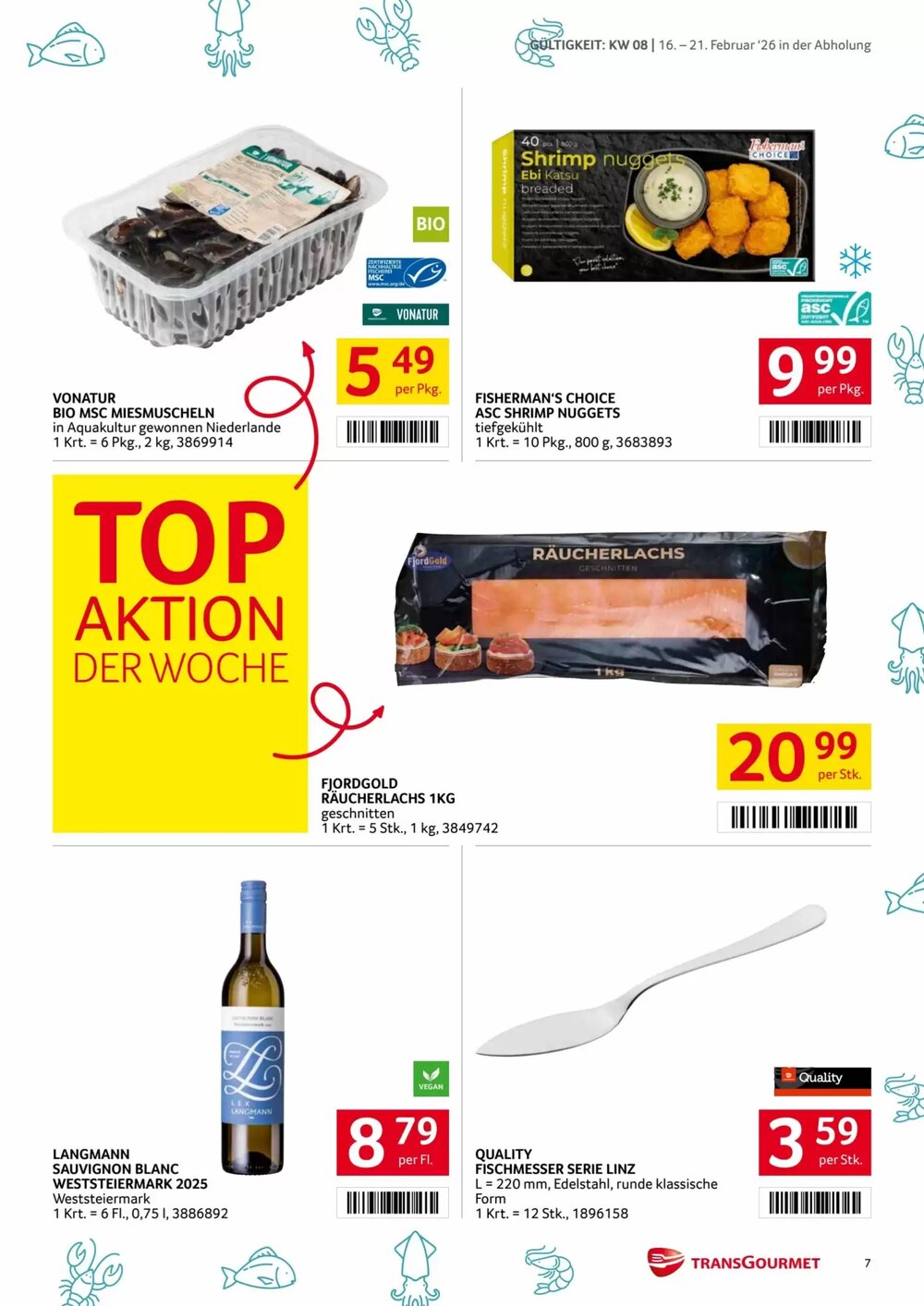 Transgourmet Flugblatt (ab 16.02.2026) - Angebote und Prospekt - Seite 7