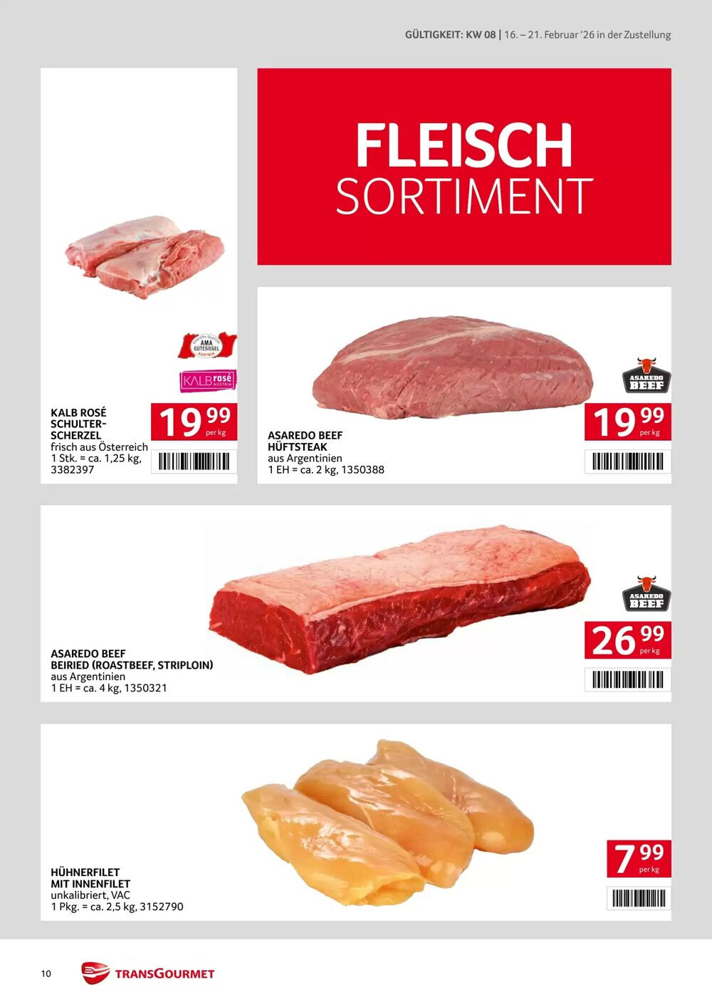 Transgourmet Flugblatt (ab 16.02.2026) - Angebote und Prospekt - Seite 10